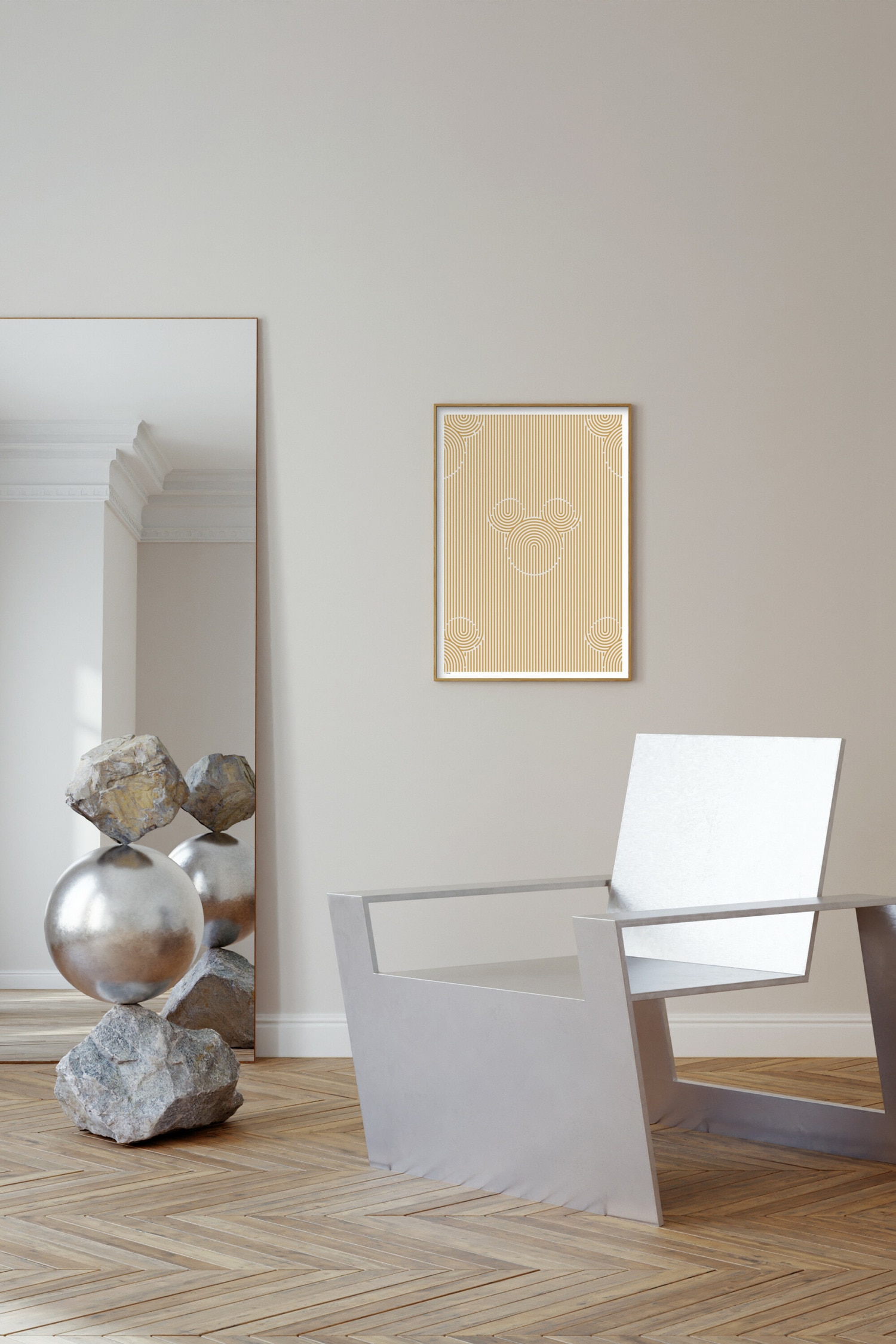 Disney - Yellow Stripe Mickey - Mickey Mouse