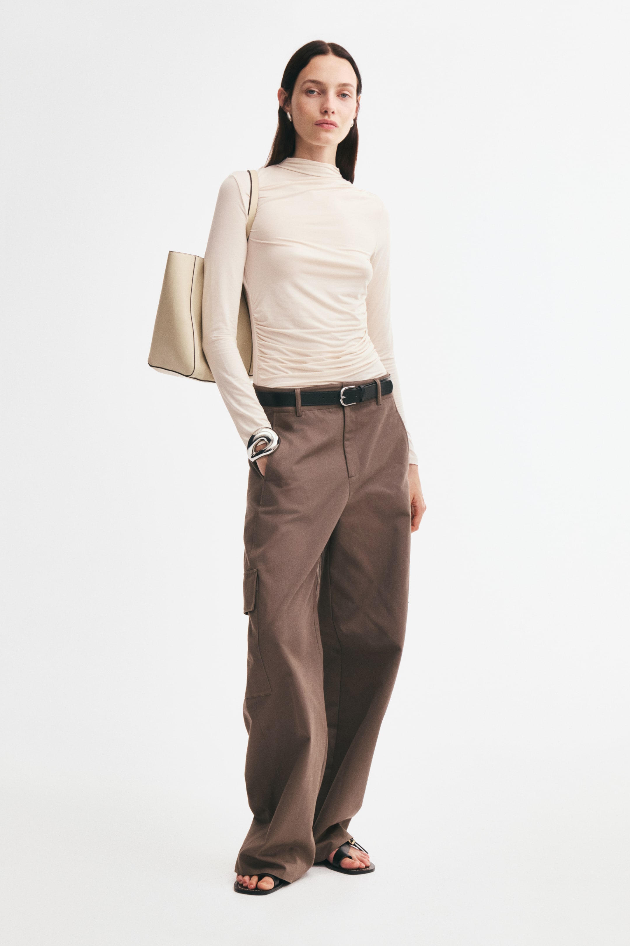 Draped Modal Top