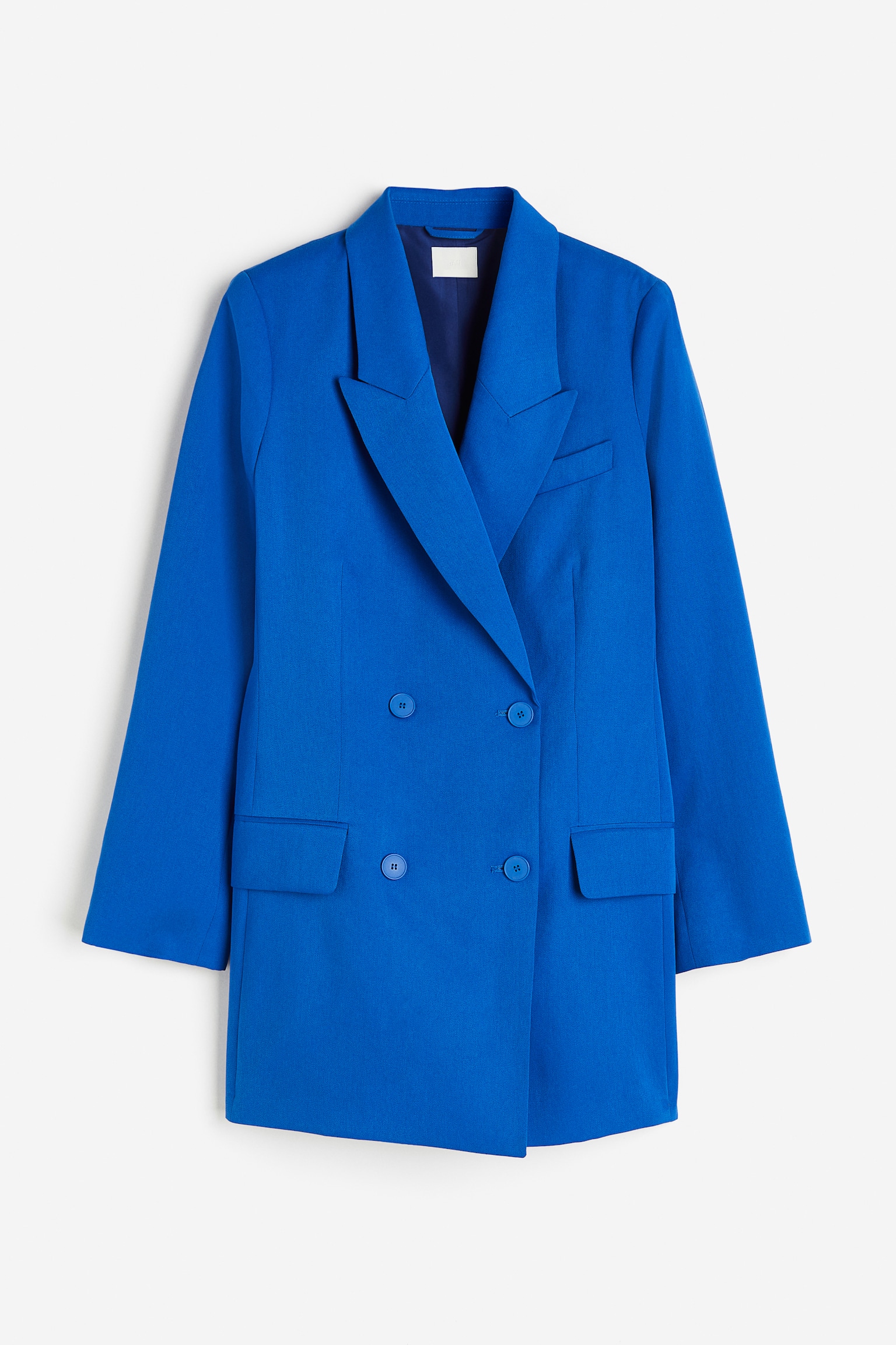 Double-breasted blazer dress - Bright blue - 1