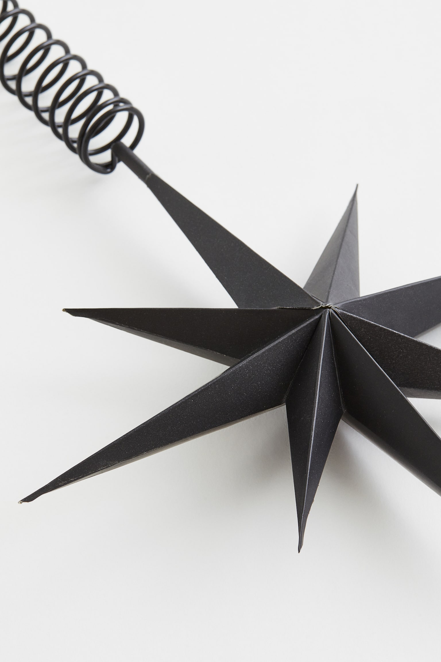 Christmas tree star - Black/White/Silver-coloured - 2