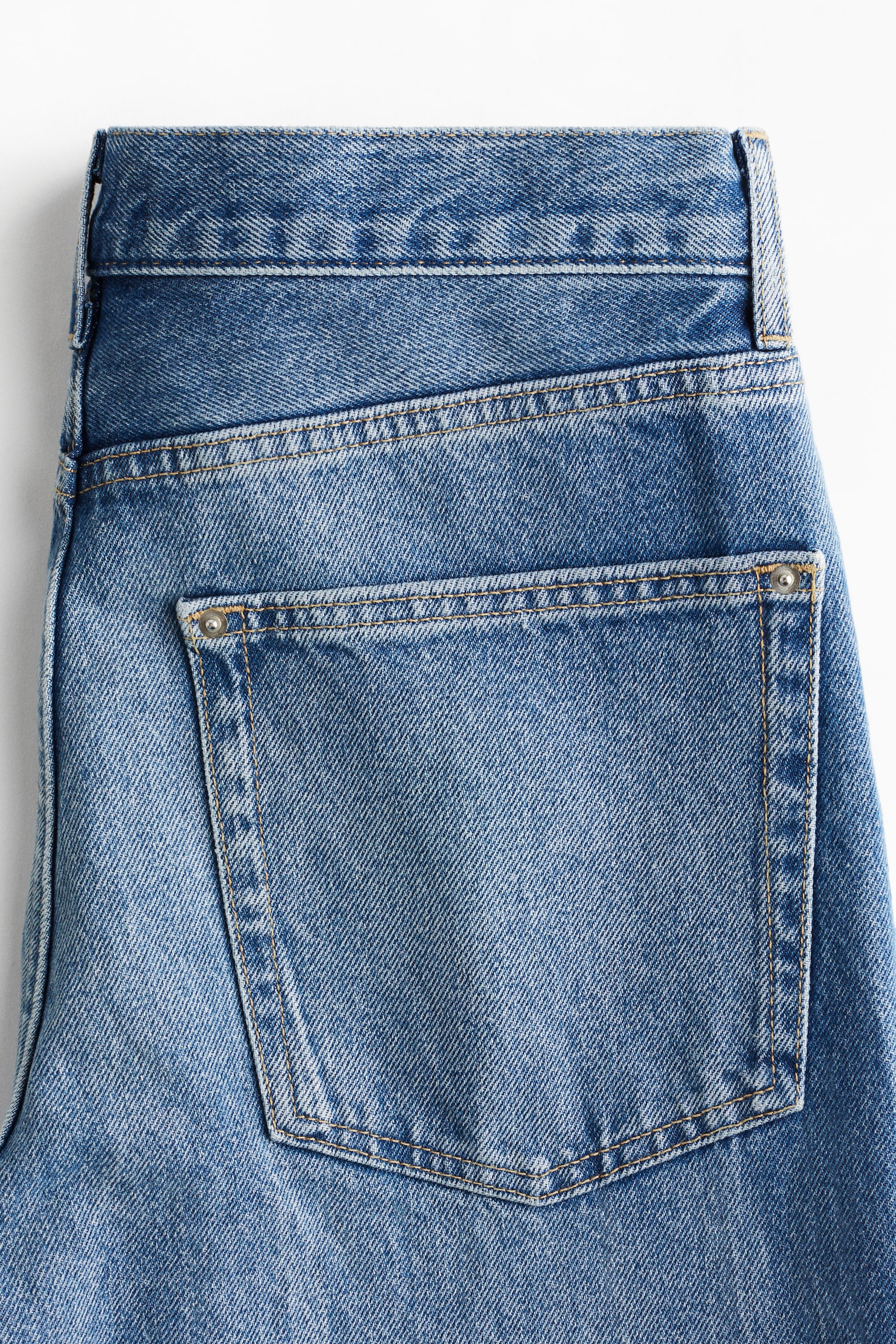 Женские джинсы H&M Low Waist, цвет: Джинсовый синий — фото 2