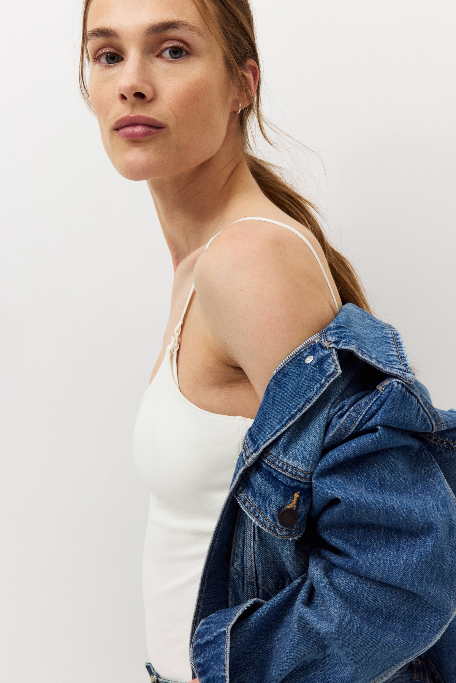 MAMA 3-pack nursing strappy tops - Dark grey/White/Black/Blue/Powder pink/Dark brown/Khaki green/Dark dusty pink/Light beige/Dark dusty purple/Light beige/Light beige/Black/White/White/Sage green/Light pink/Cream/Burgundy/Dusty pink/Black/White/Grey marl/Light blue/White/Beige/Black/White - 1