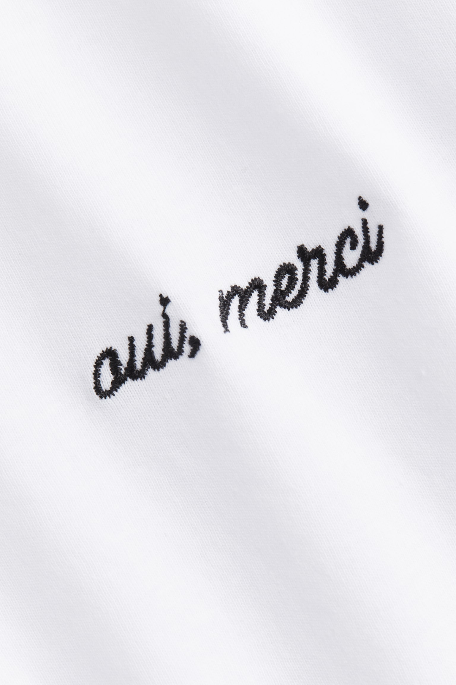 Oversized Boat Neck Top - White/Oui Merci/White/Black stripe/Navy blue/White stripe - 5