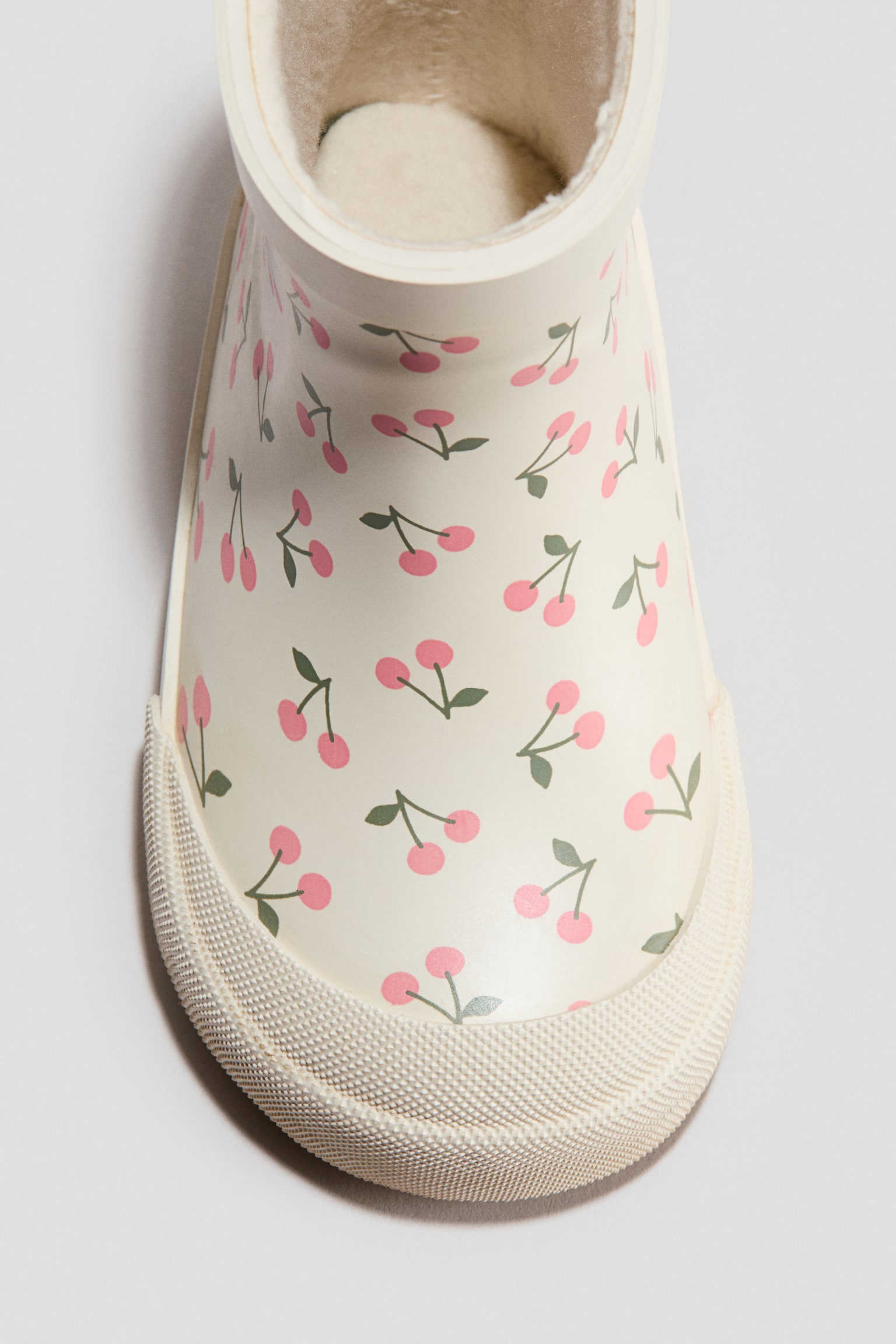 ラバーブーツ - ライトベージュ／チェリー/ブラウン/クリーム／アニマル/ベージュ - 2