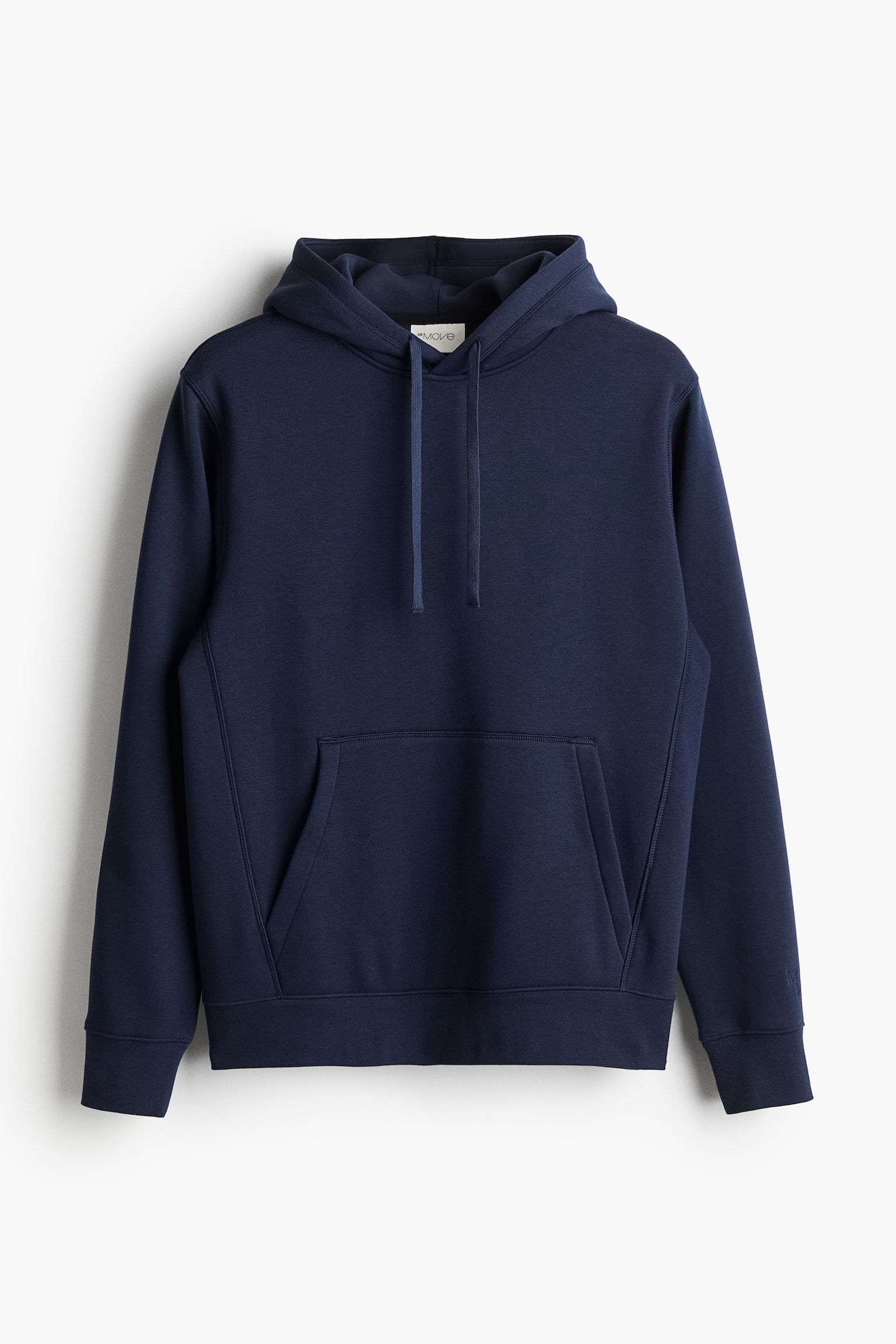 Regular Fit Activewear Hoodie In DryMove™ - Navy blue/Black/Light grey marle - 2