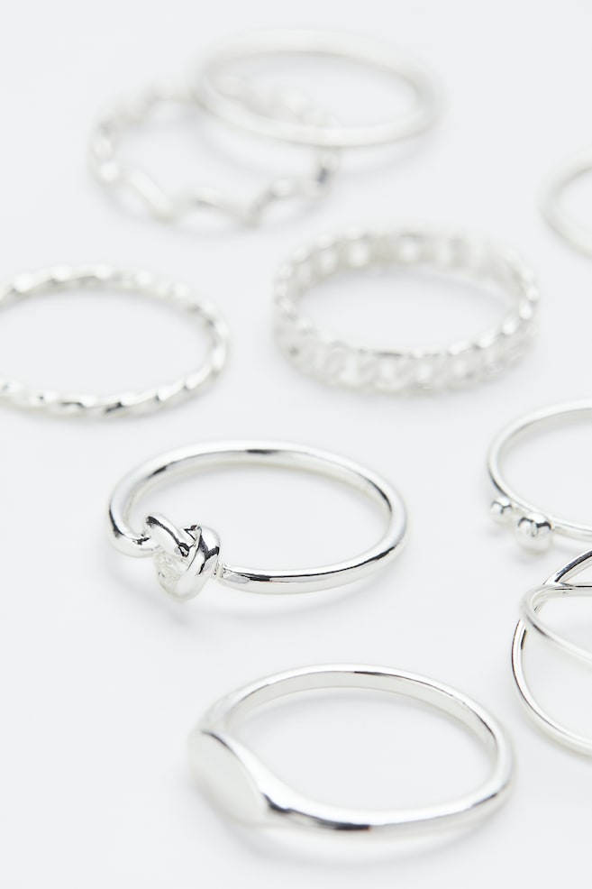 11-pack rings - Silver-coloured/Gold-coloured - 2