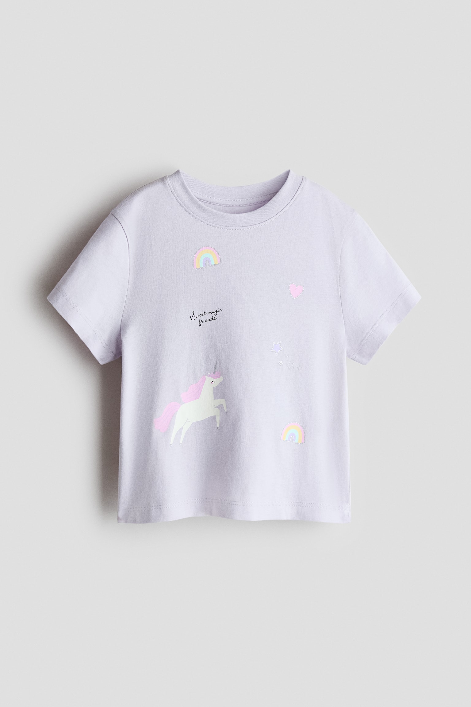 Printed T-shirt - Liliowy/Jednorożec/Jasnoróżowy/Jednorożec/Jasnozielony/Ma Chérie/Jasnoniebieski/Paris