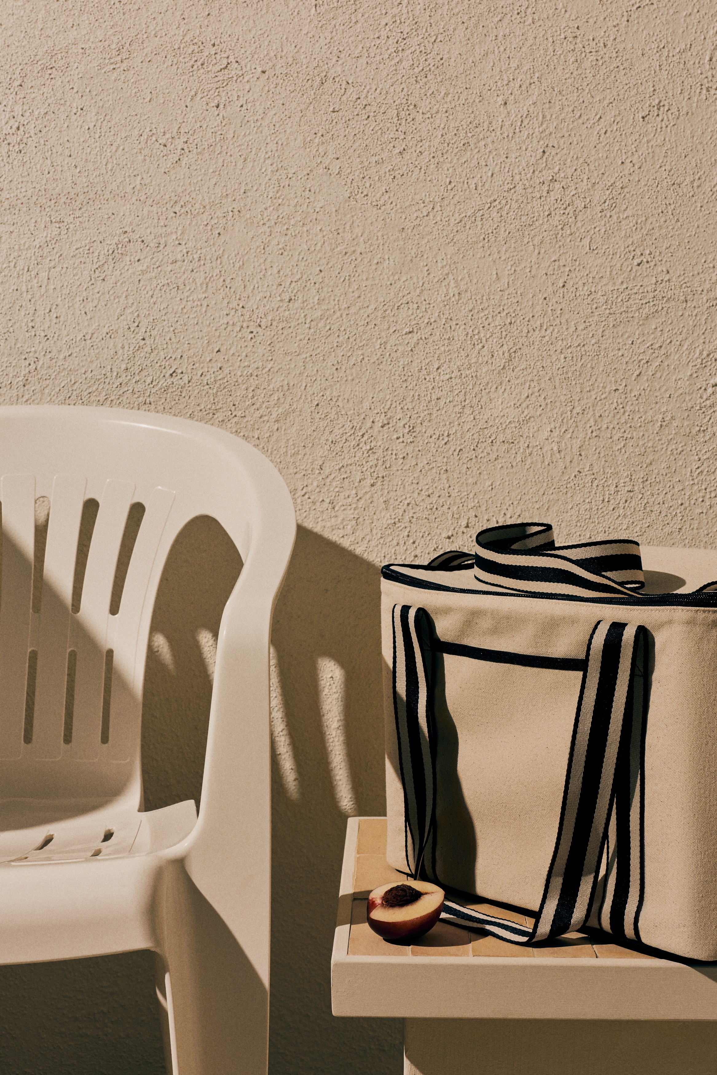 Saco térmico em lona - Bege claro