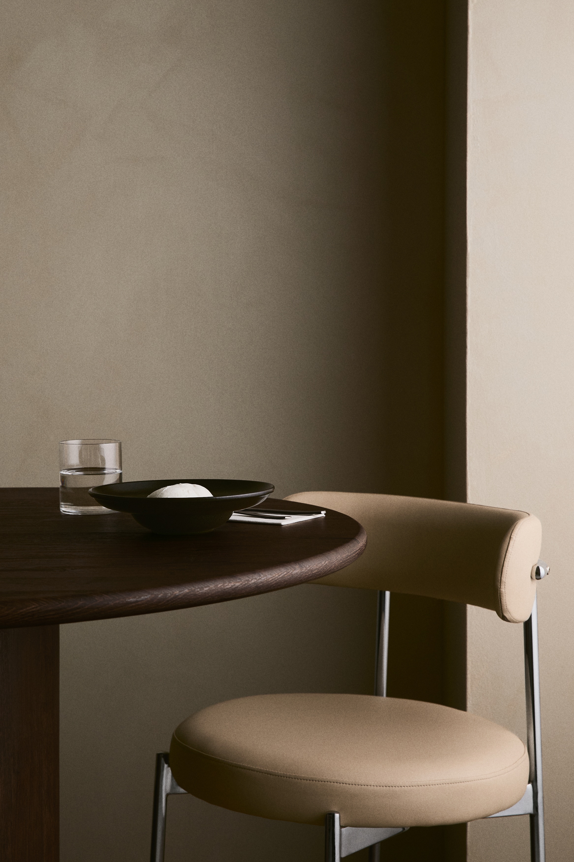 2-pack small reactive-glaze deep plates - Black/Beige/Light beige