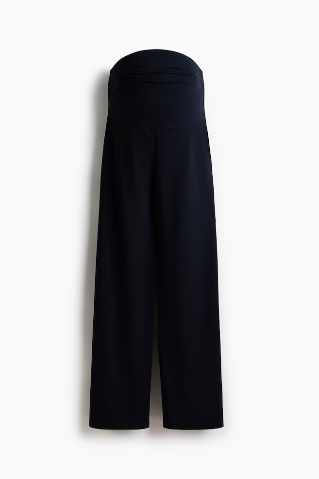 MAMA Wide-leg Pants - Navy blue/Light beige/striped/Dark brown/Black - 1