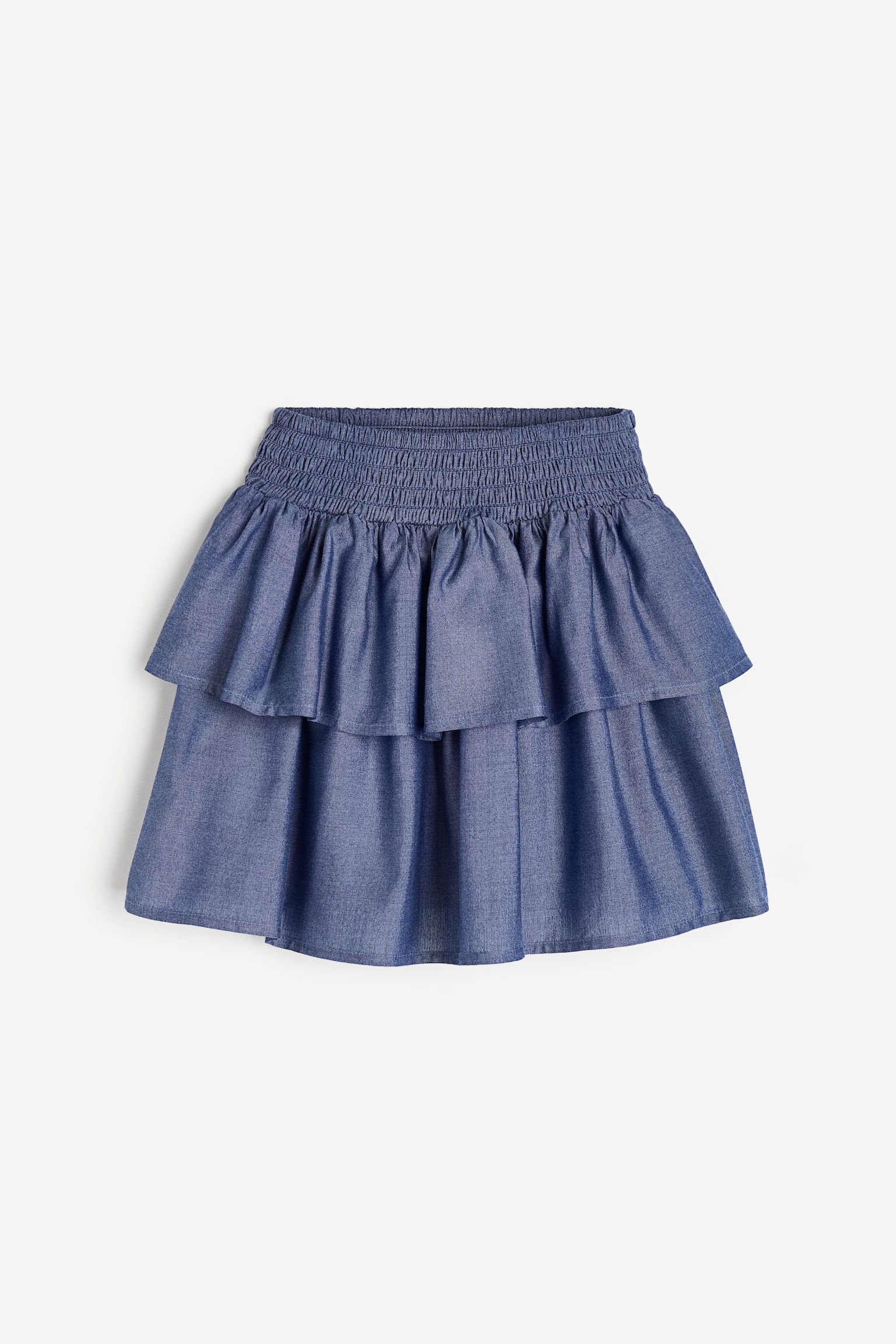 Tiered skirt - Blue - 1