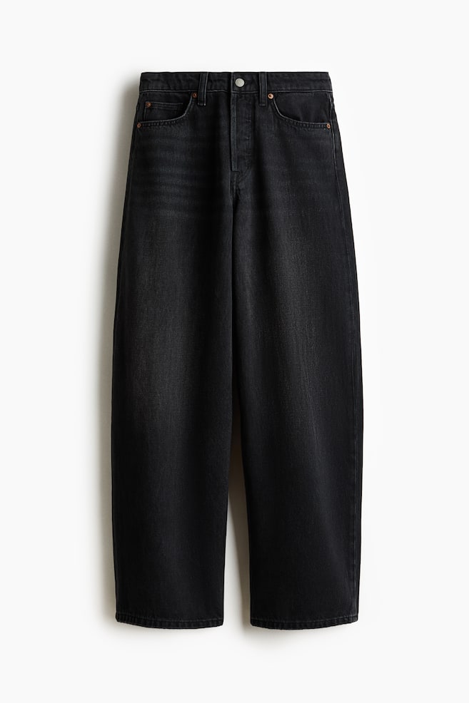 Baggy Regular Waist Jeans - Denim black/Dark denim blue/Light denim blue/Denim blue/Denim white - 1