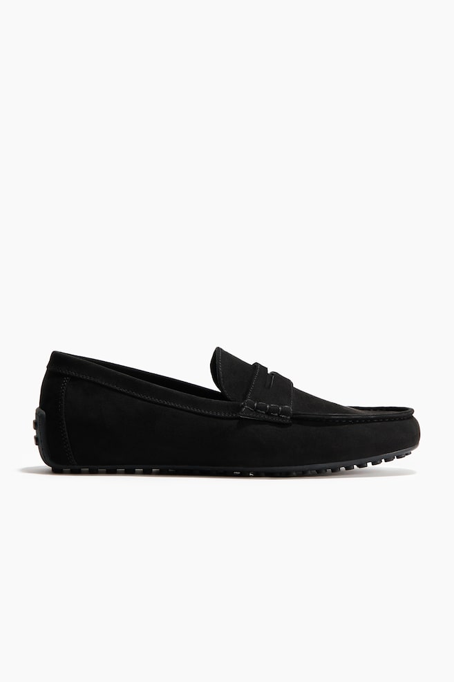Driving shoes - Black/Beige - 1
