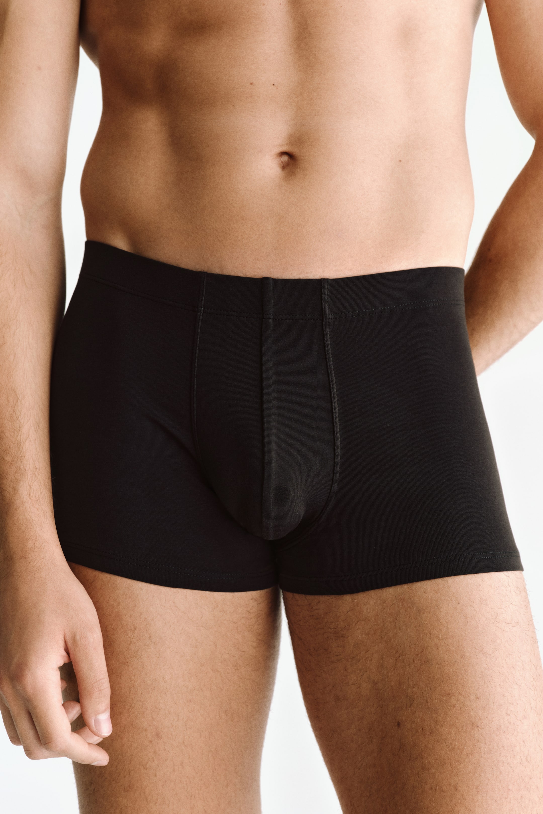Lot de 5 caleçons boxeurs courts en coton