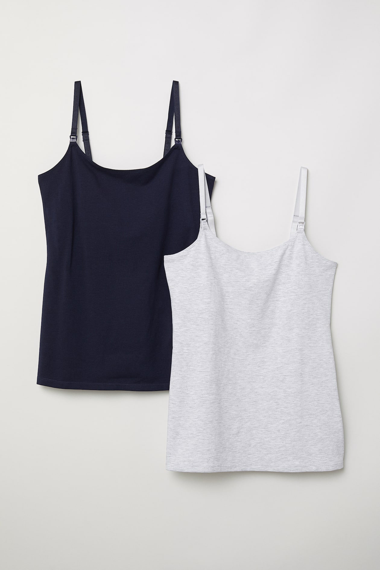 Lot De 2 Tops D'allaitement Sans Couture Herzmutter - Fermetures à Clips Pratiques, Matières Douces, Confortables