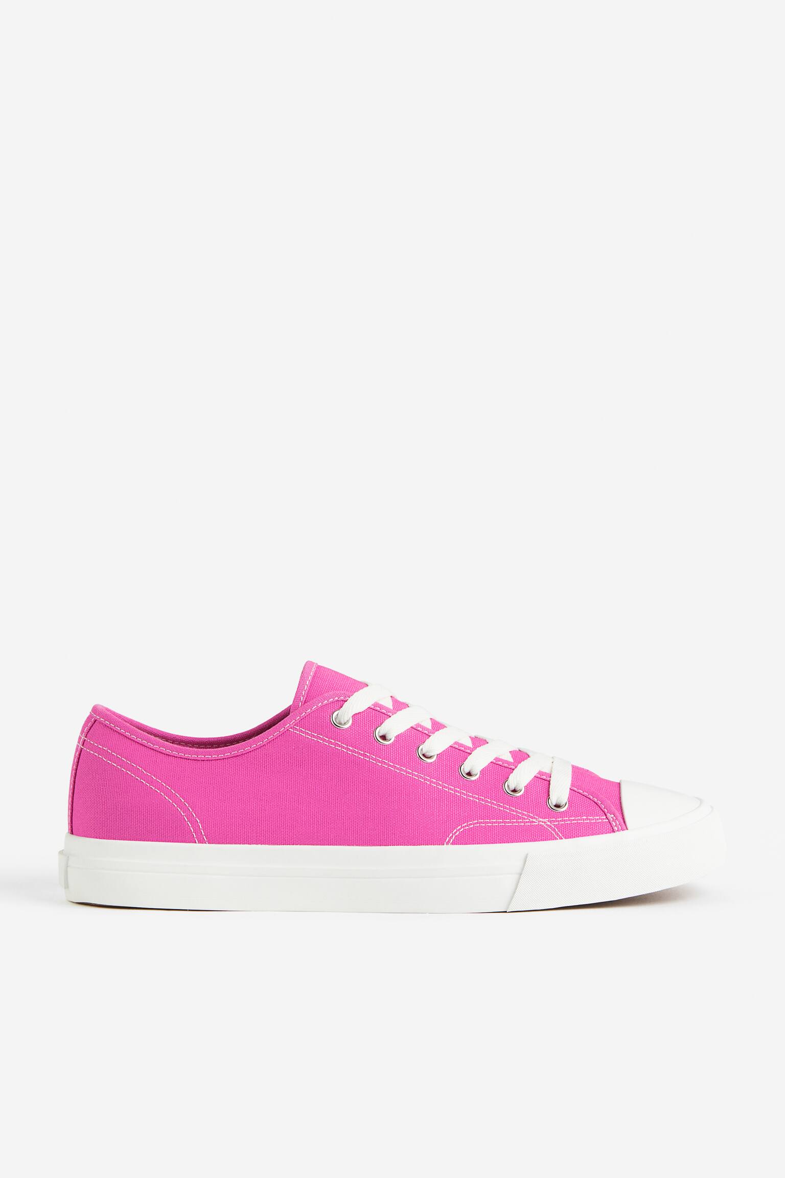 Canvas trainers - Cerise