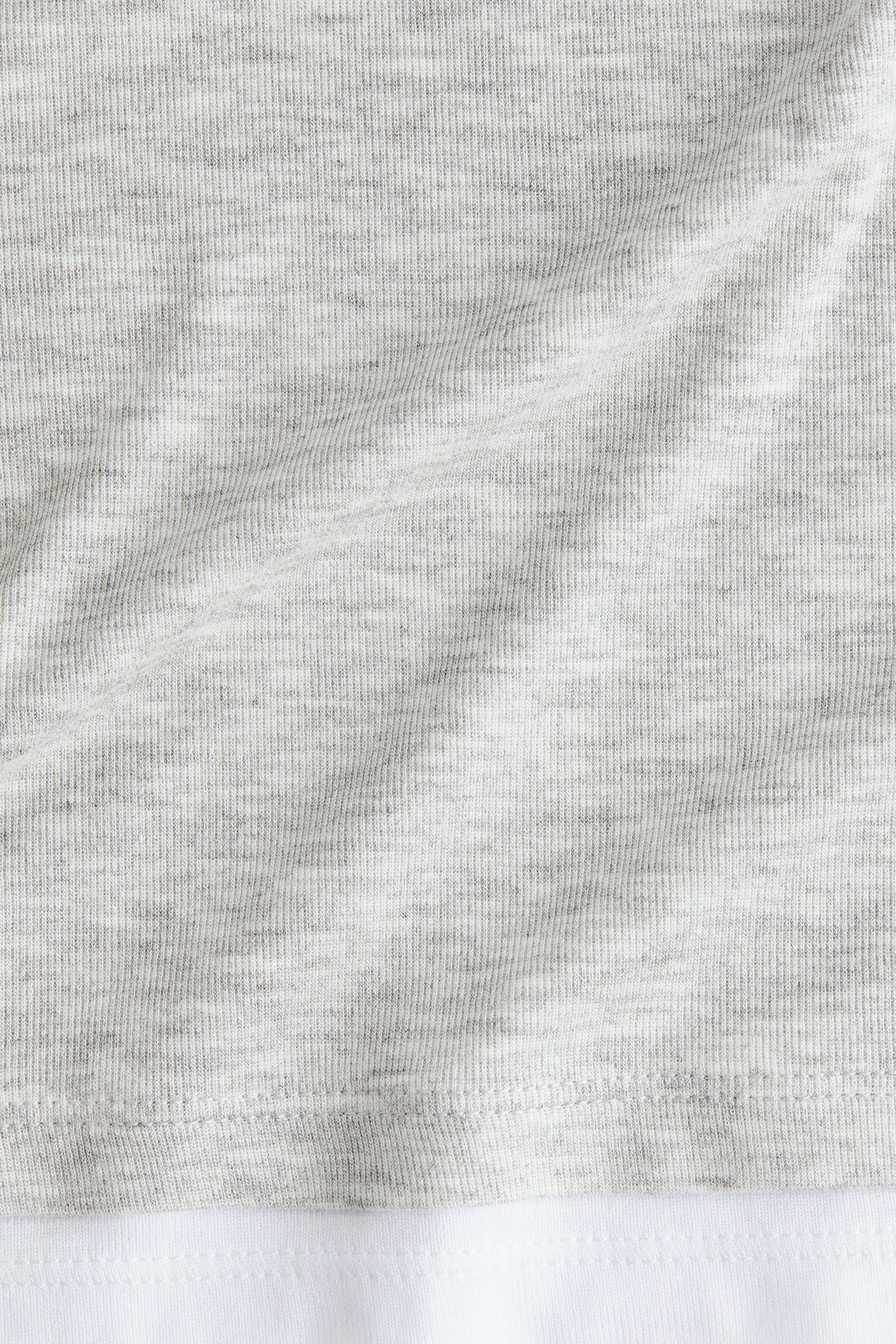 Layered-look top - Light grey marl/white/Light pink/White/Navy blue/White - 4