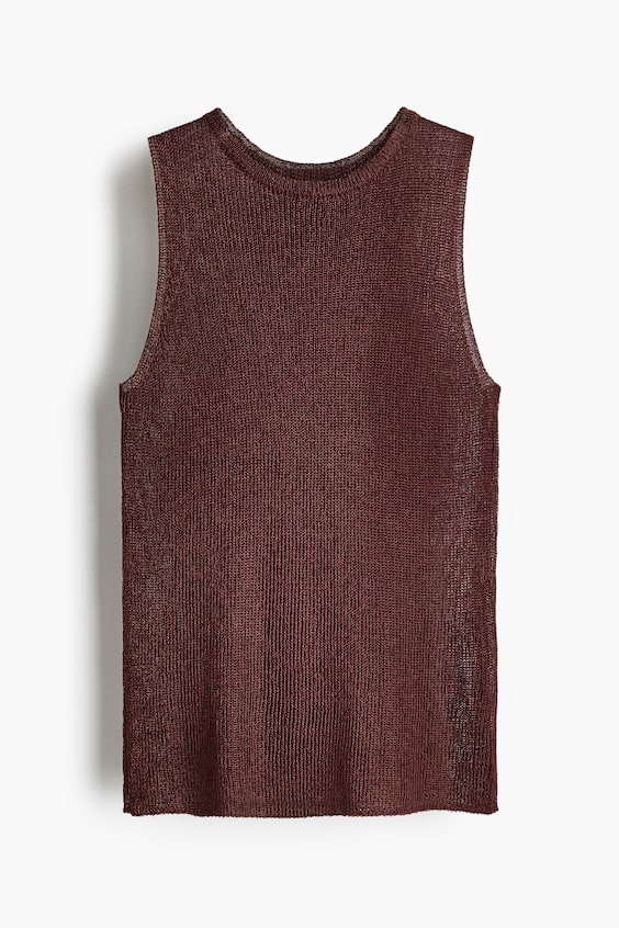 Женские топы H&M Metallic Knit Top