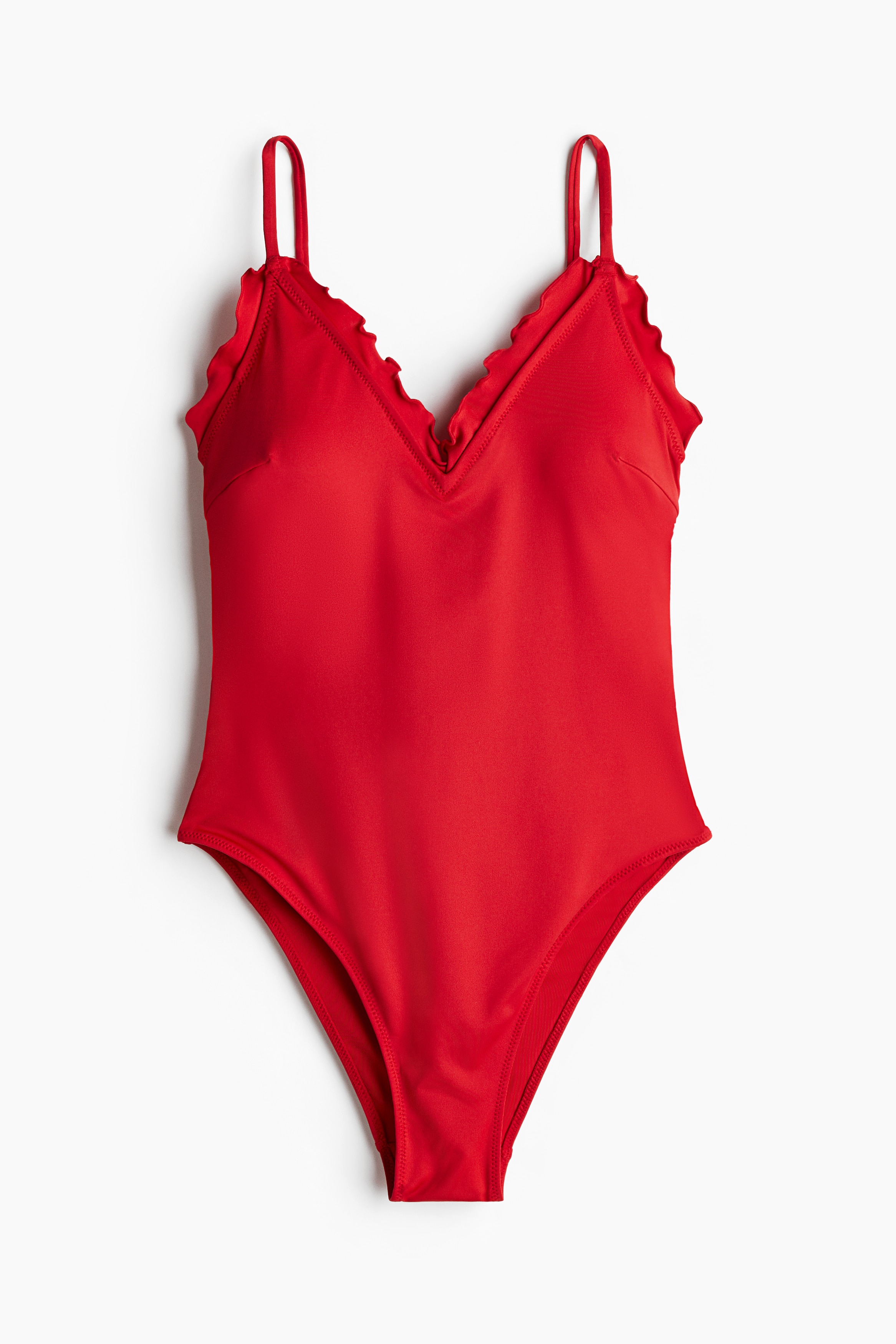 Ruffle-Trimmed Padded-Cup Swimsuit from H&M - $34.99