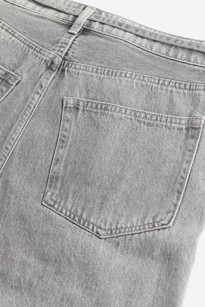 90s Baggy Regular Jeans - Grå/Lys denimblå - 5