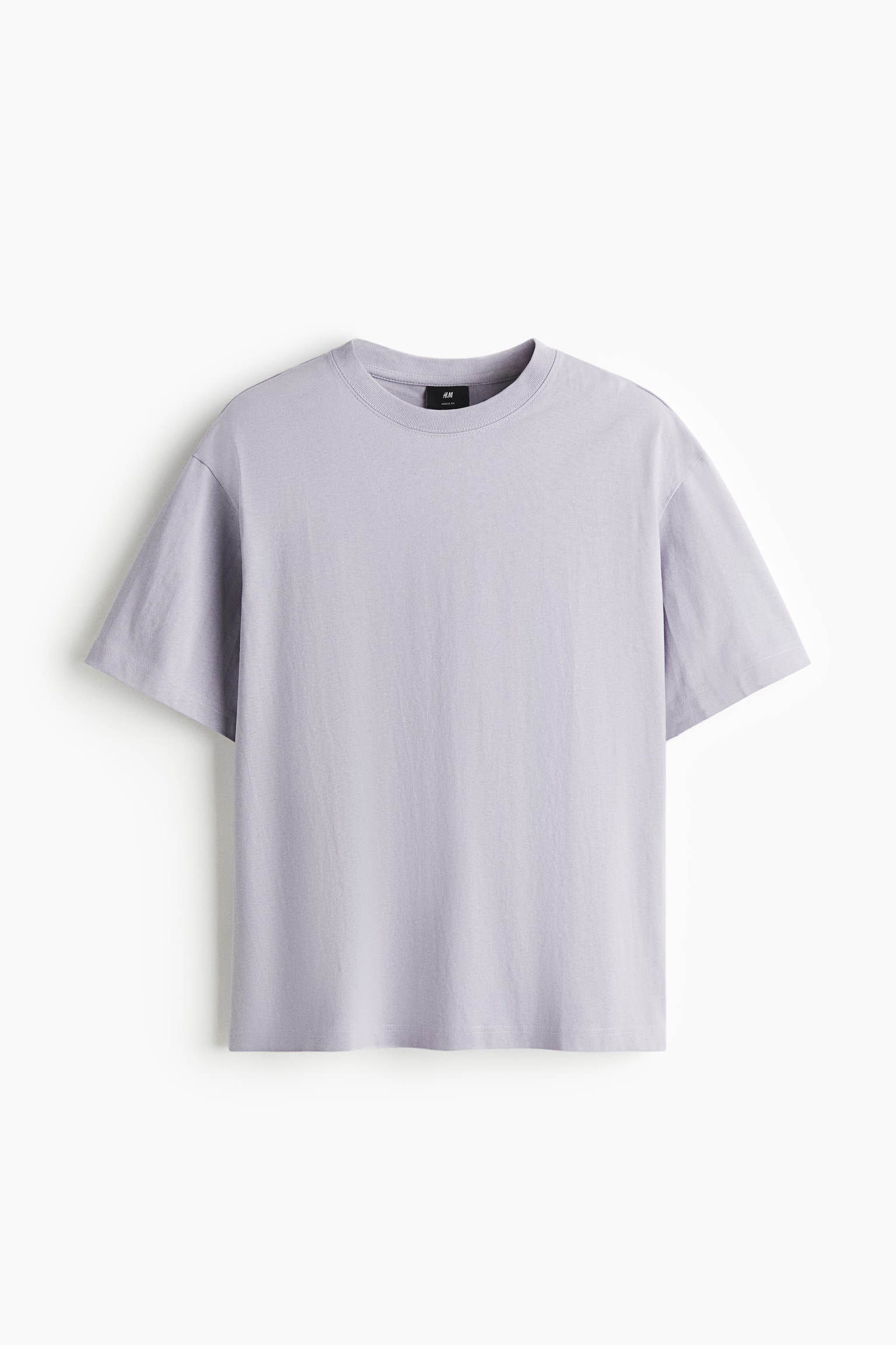 Loose Fit T-shirt - Purple/Light beige/Light sage green/Light blue/Yellow/Peach pink/Pink/White/Black/Yellow/Navy blue/Light sage green/Yellow/Dark grey/Pink/Beige/Dark beige/Orange/Dark orange - 1