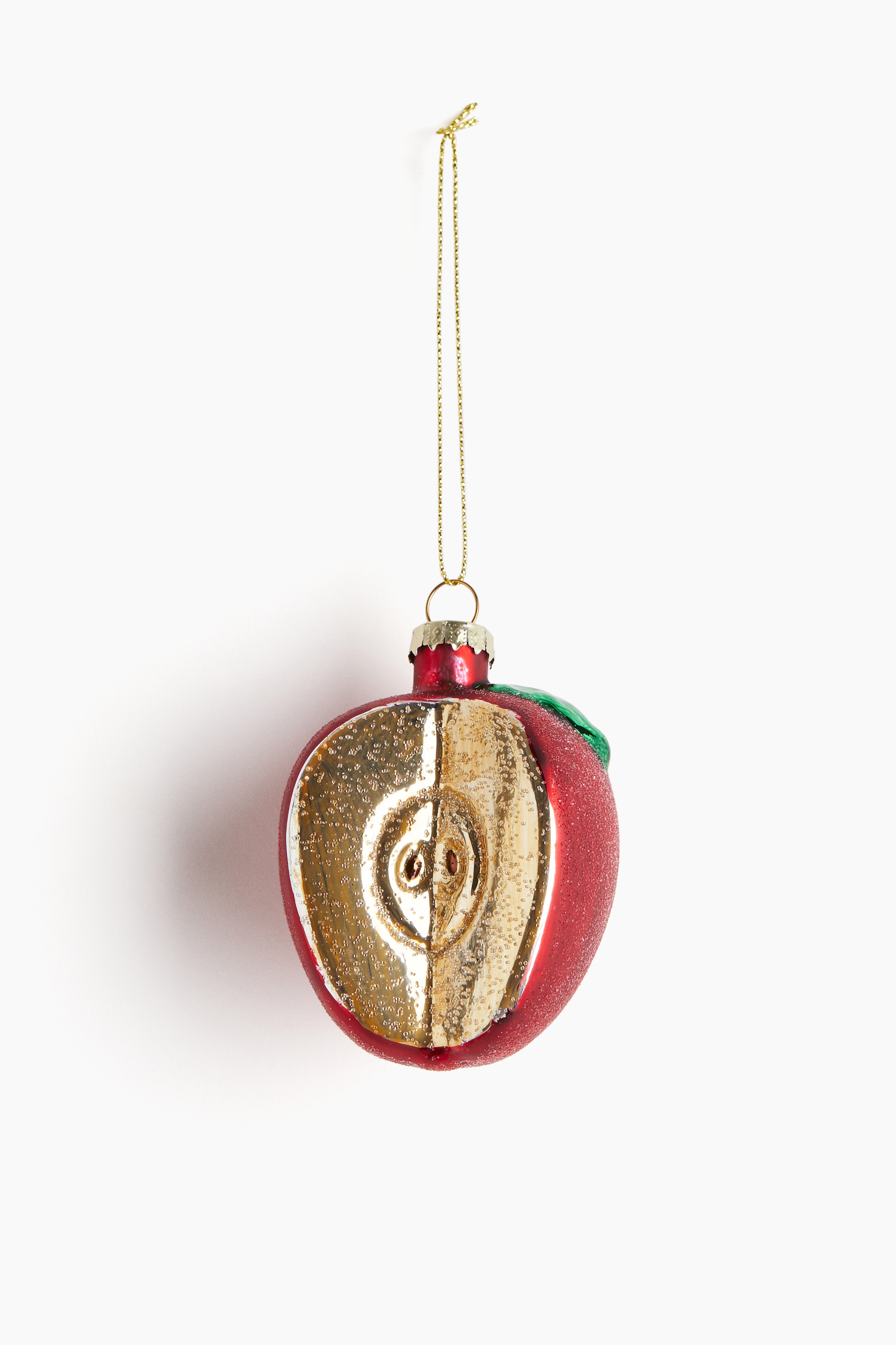 Red/apple Glass Christmas Ornament at H&M Home | H&M CA