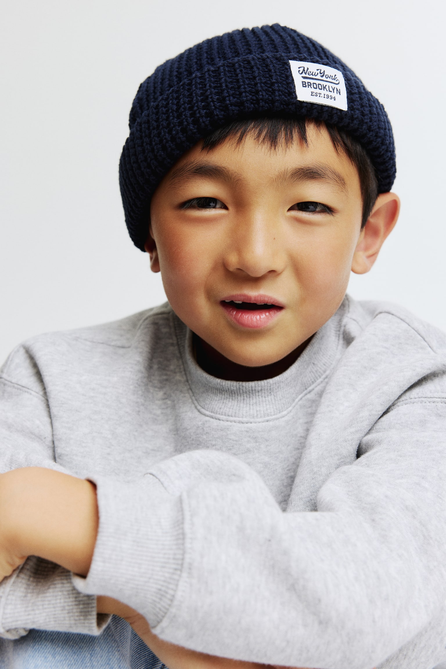 Gorro en tejido texturizado - Azul marino/Brooklyn - 2