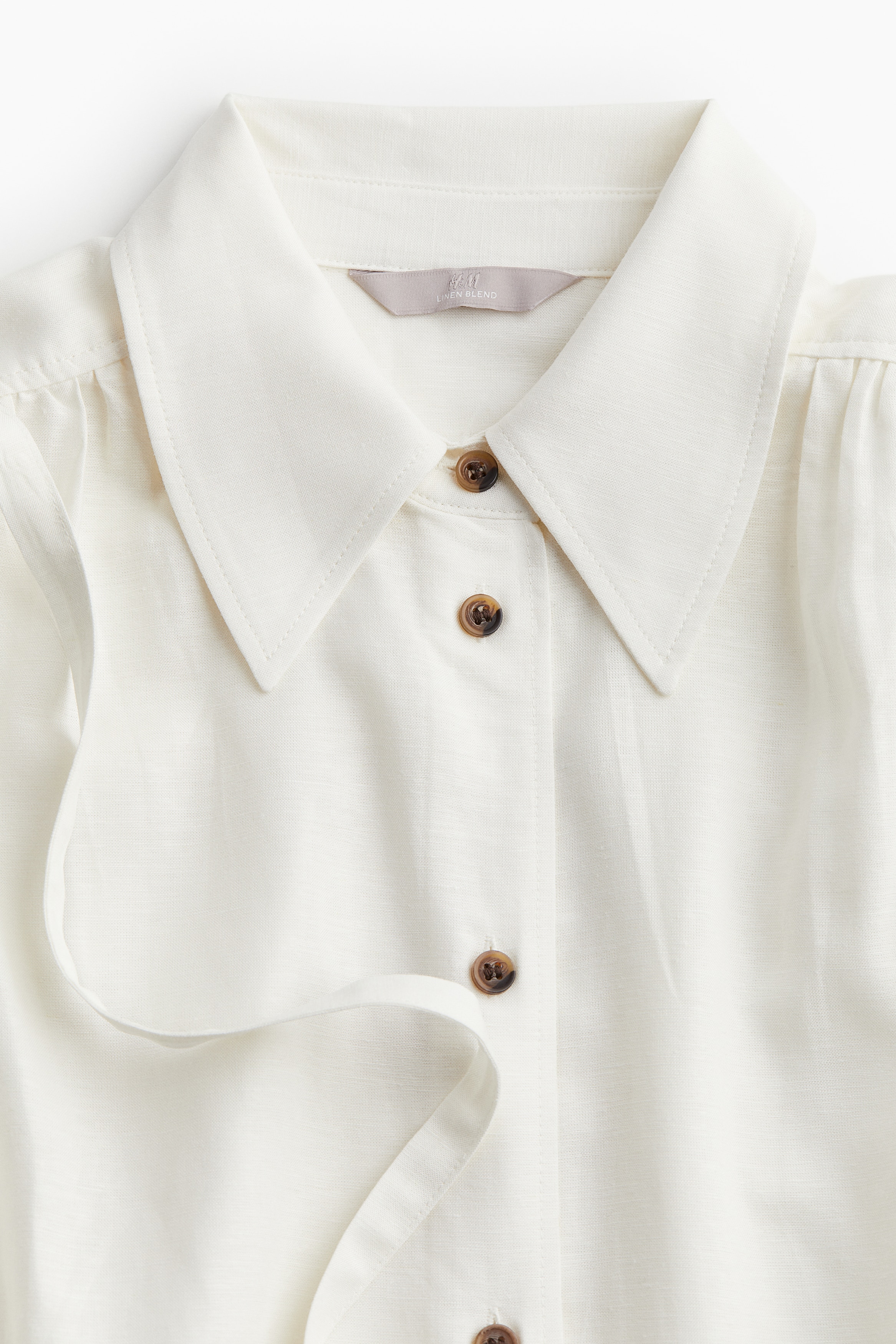 h&m white linen shirt dress Buy H&M Women White Linen Shirt Dress - Dresses for Women 14420242