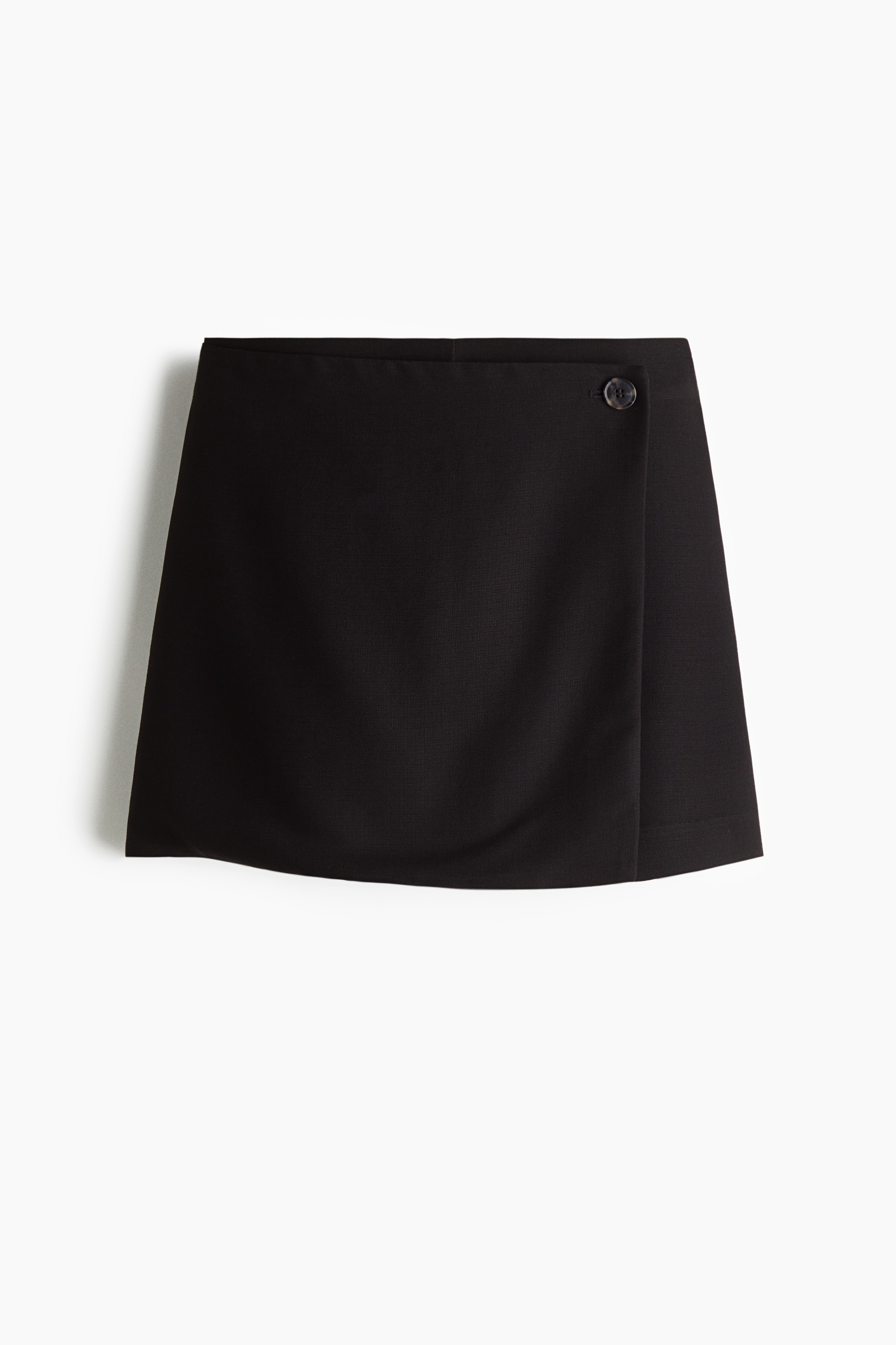 Wrap skort - Black/Beige/Dark brown