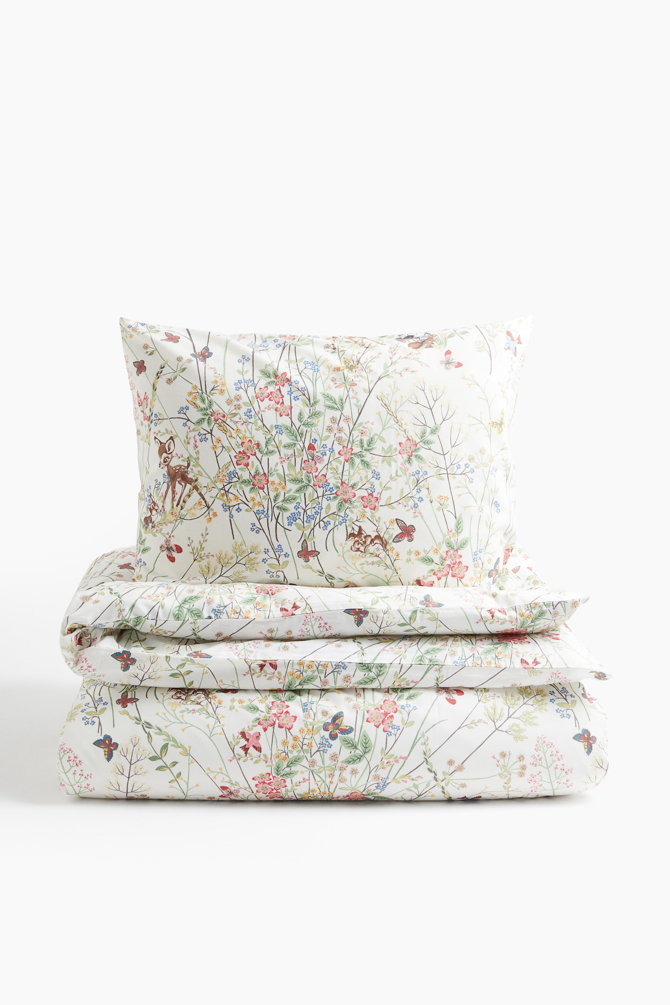 Patterned Cotton Duvet Cover Set