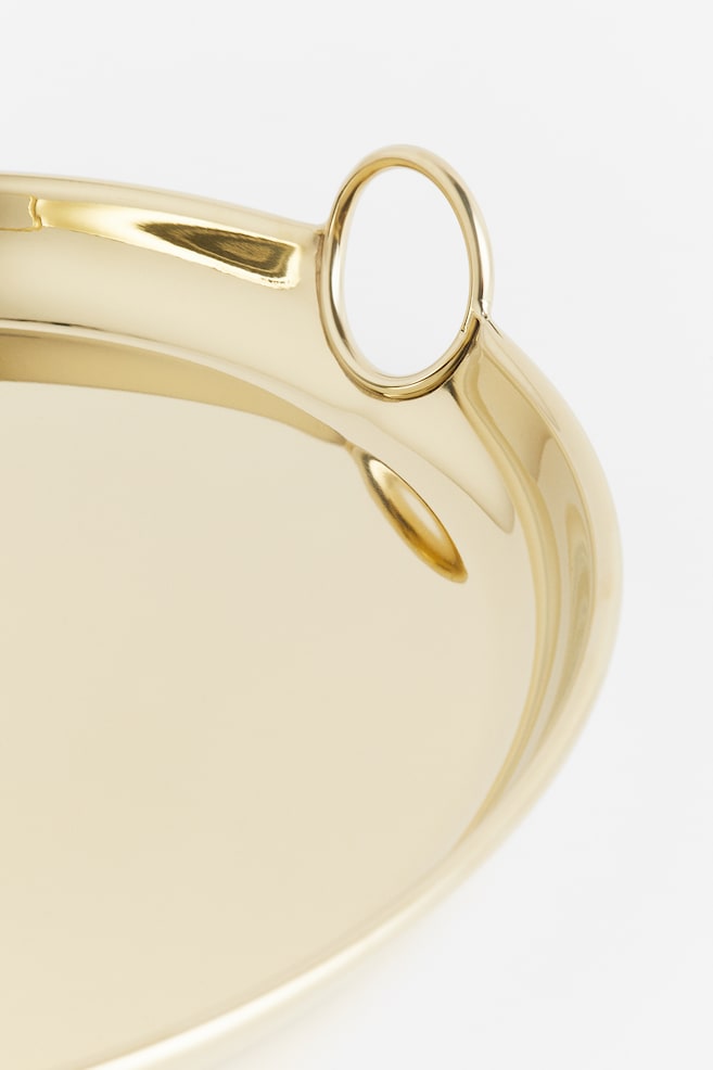 Metal tray - Gold-coloured/Silver-coloured - 2