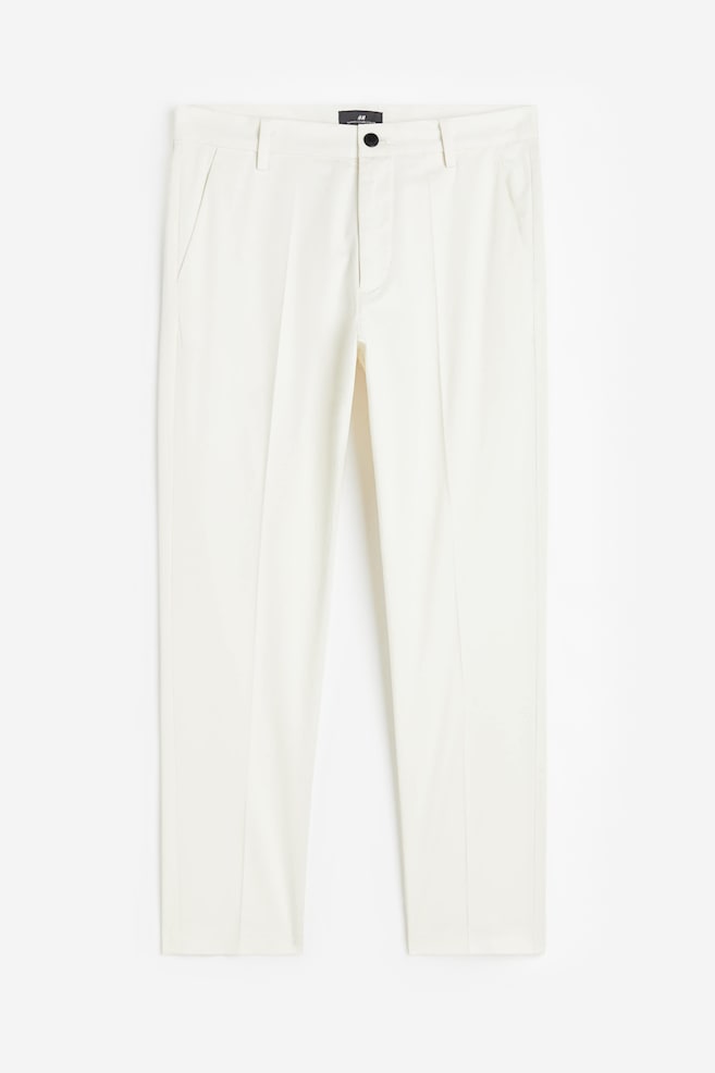 Pantalon Slim Fit Cropped - Blanc/Beige/Noir - 1