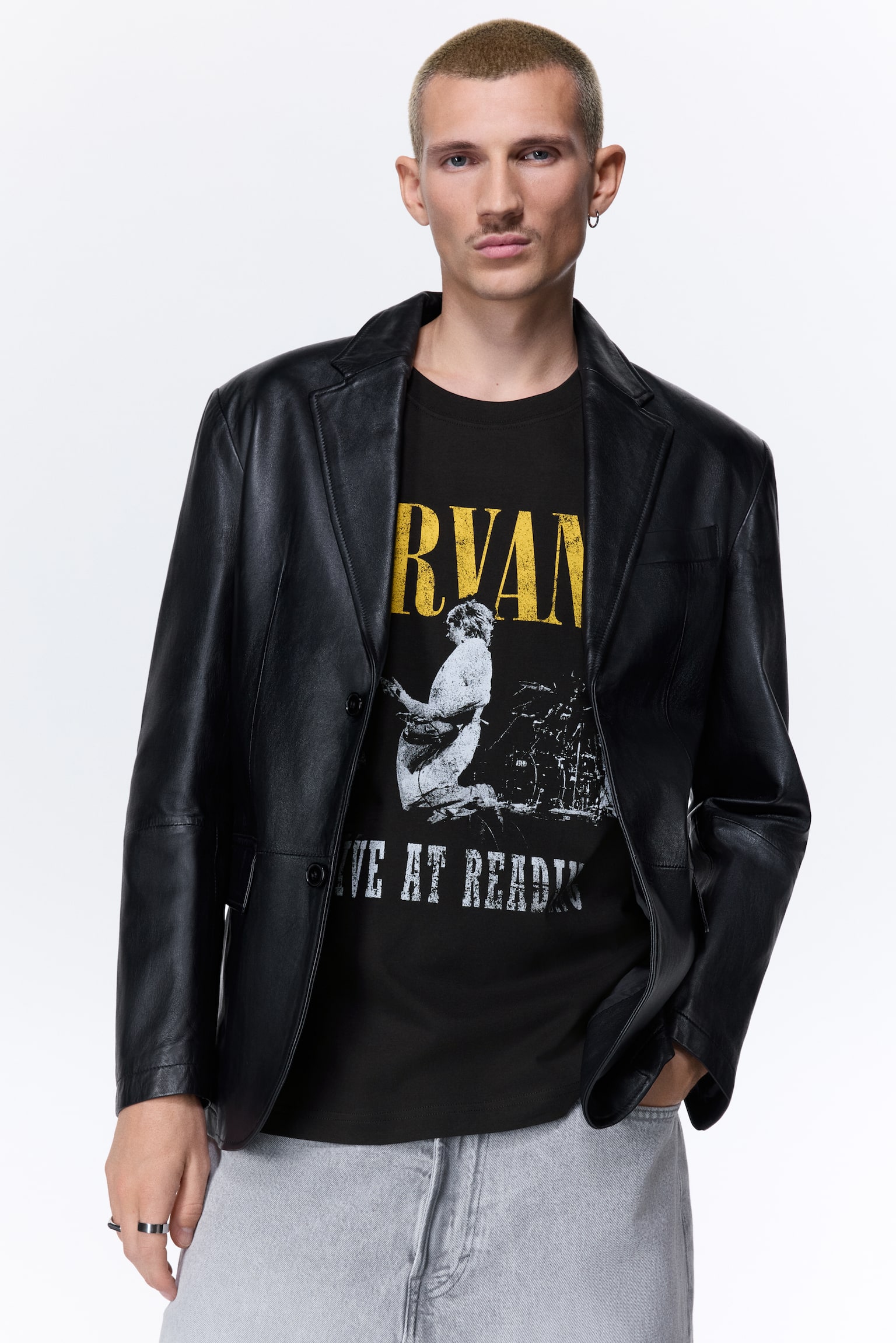 Loose Fit T-shirt - Black/Nirvana/Black/Pink Floyd/White/NASCAR/White/Snoopy/White/Honda/Dark green/Snoopy/White/Claude Monet/White/Pulp Fiction/White/Reservoir Dogs/White/Keith Haring - 3