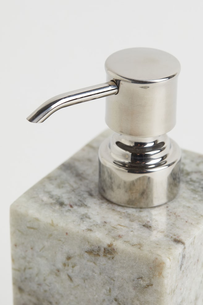 Tvålpump i marmor - Beige - 2