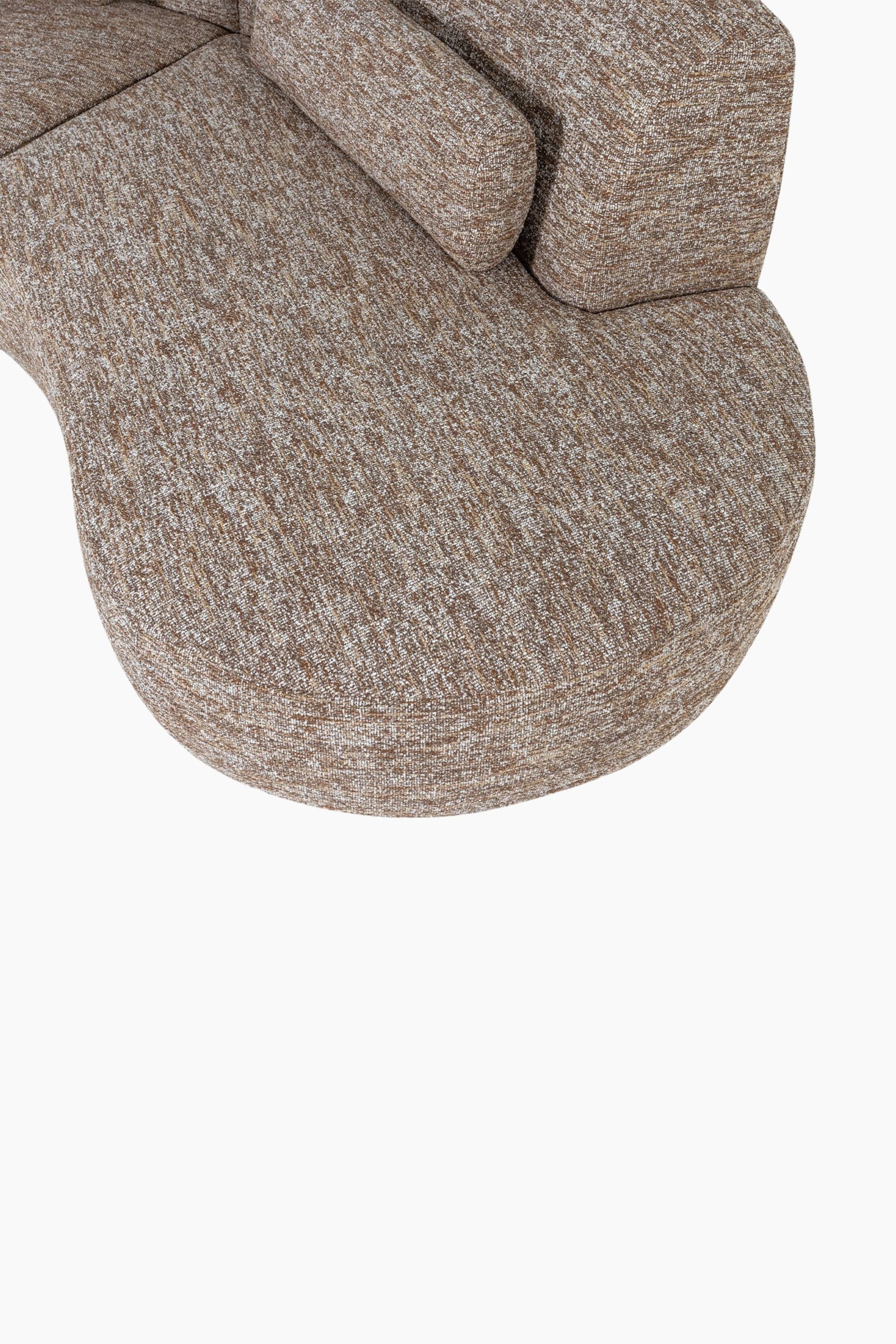 Batavier Canapé Demi-rond 4 Places - Marron - 2