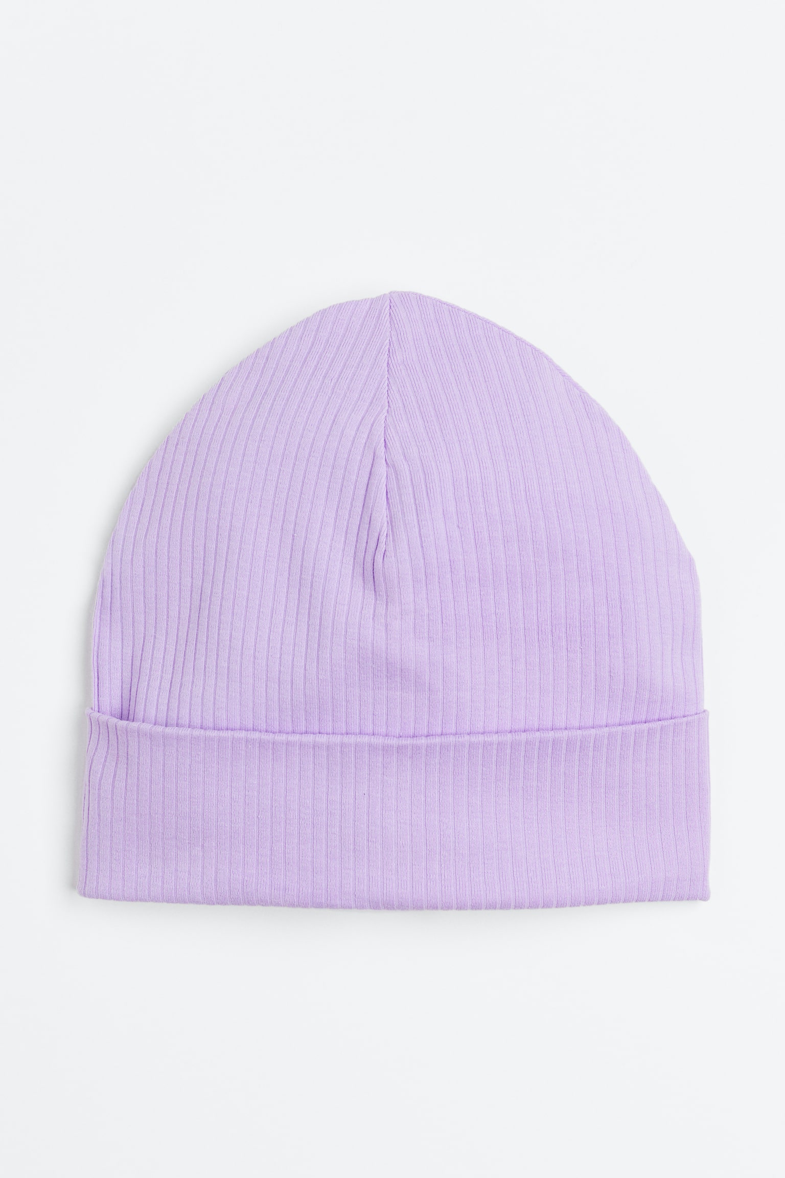 Ribbed jersey hat - Light purple - 1