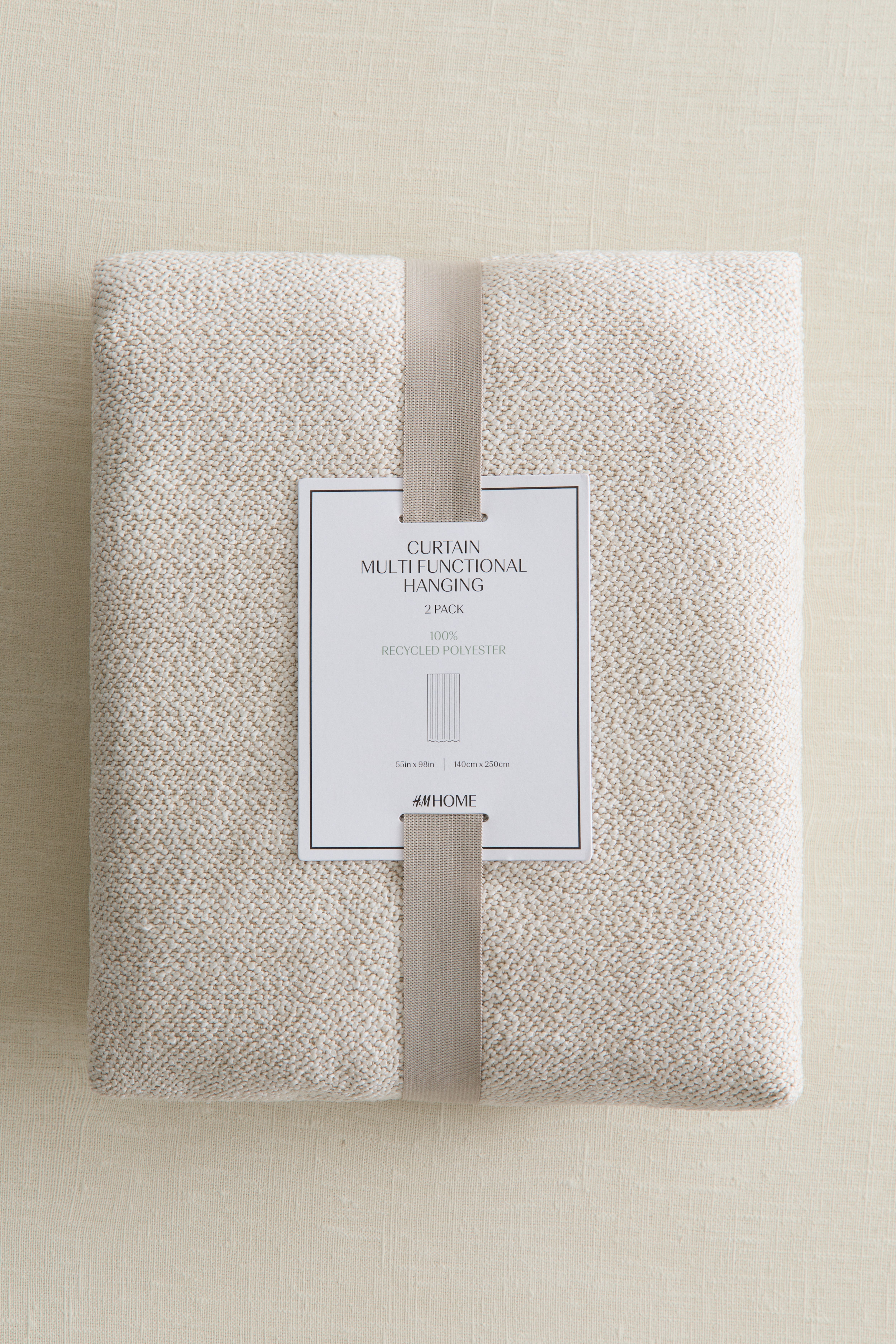 2-Pack Bouclé Curtain Panels