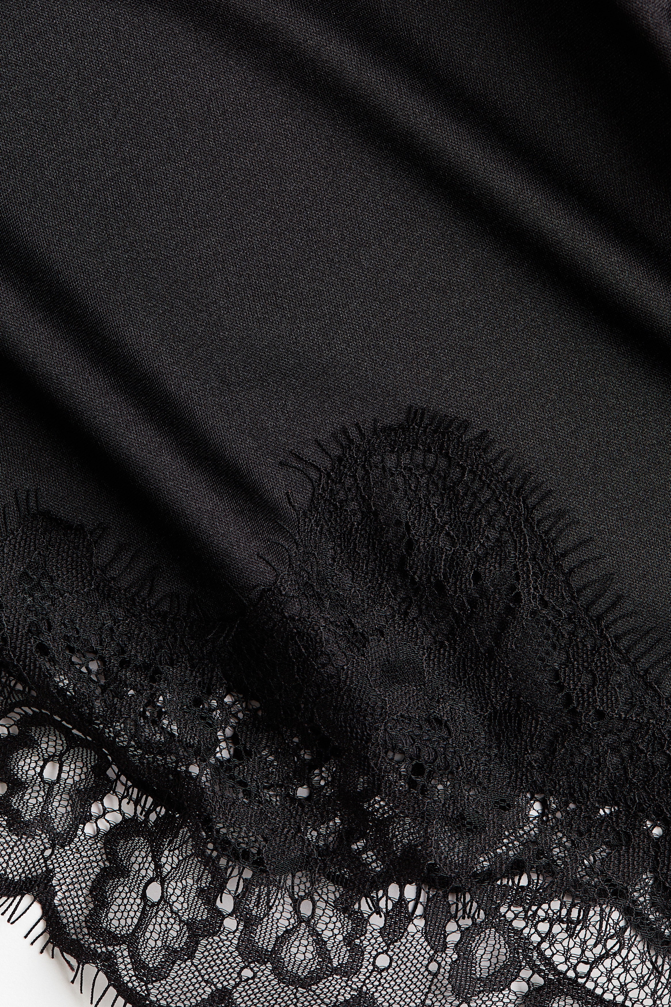 Lace-Trimmed Asymmetric T-Shirt thumbnail 6