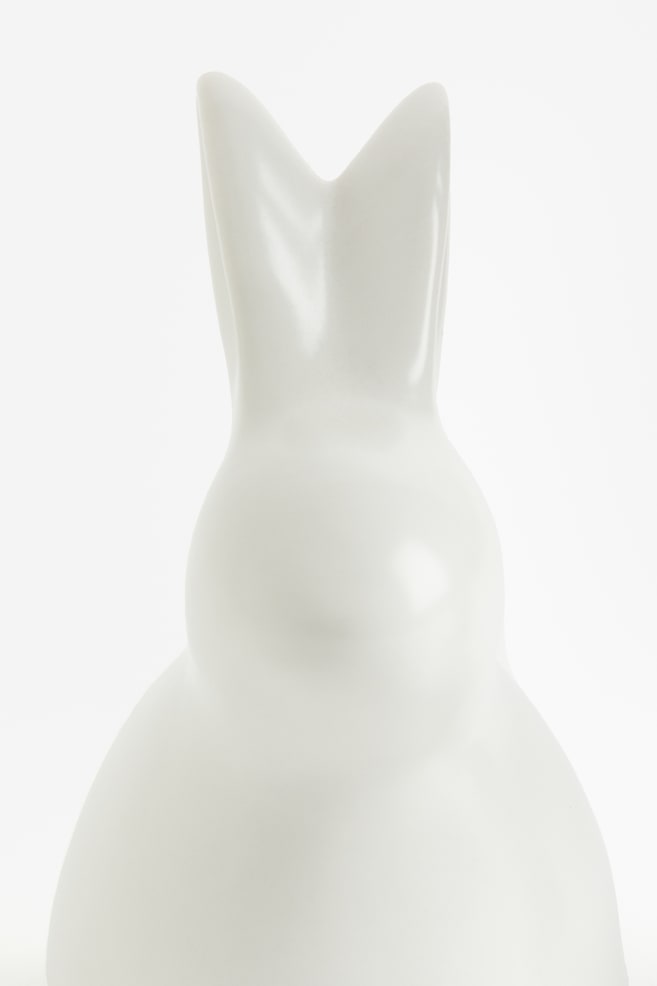 Lapin de Pâques en grès cérame - Blanc - 2