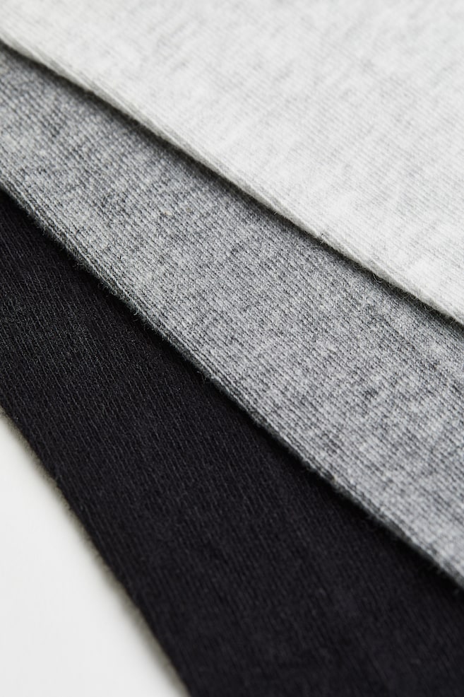 3-pack fine-knit tights - Black/Grey marl/Dark beige/Cream/Navy blue/Pink/Light beige/Dusty pink/Dark pink/dc - 2
