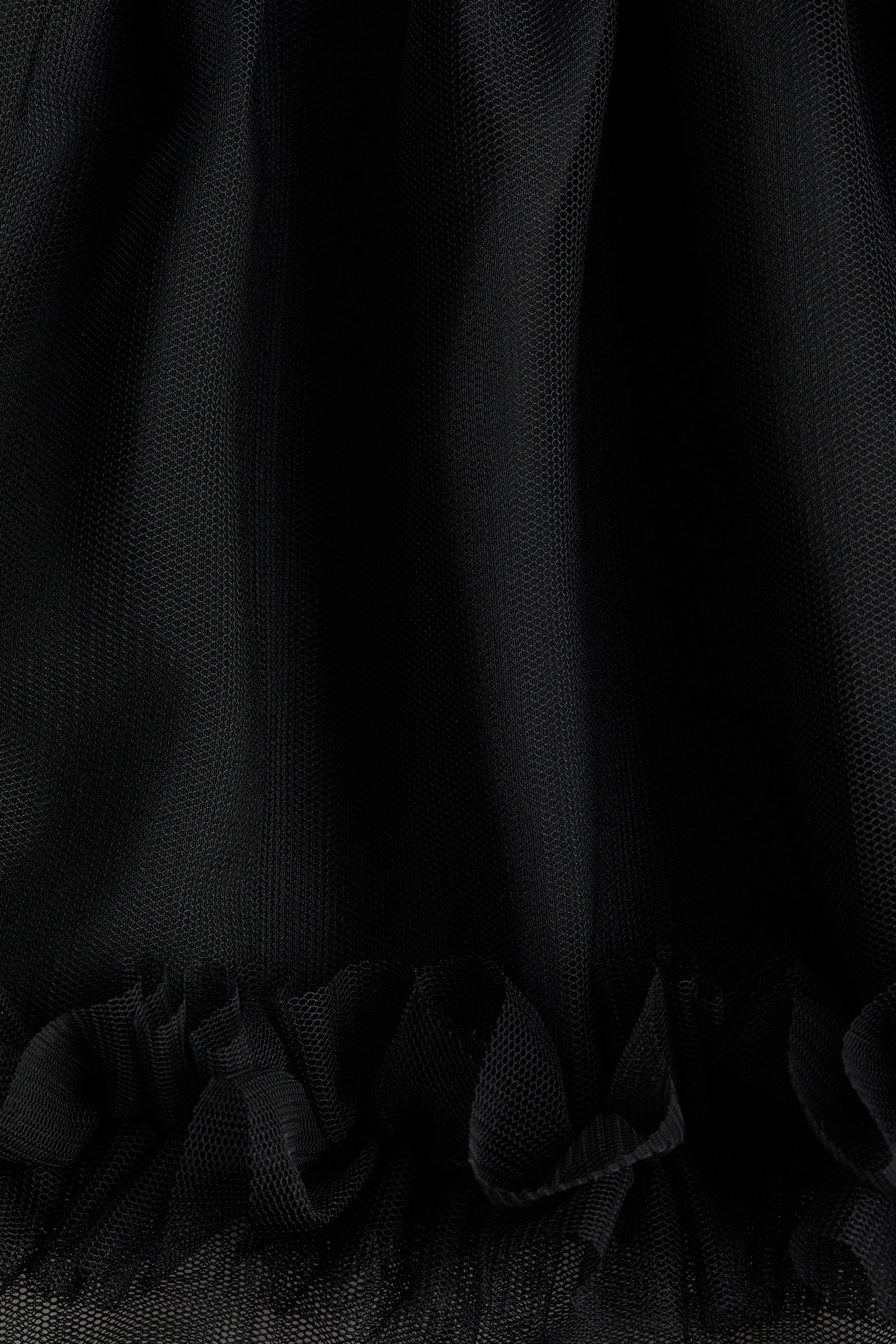 拡大画像を表示: フリルトリム チュールスカート - ブラック - Kids | H&M JP 5