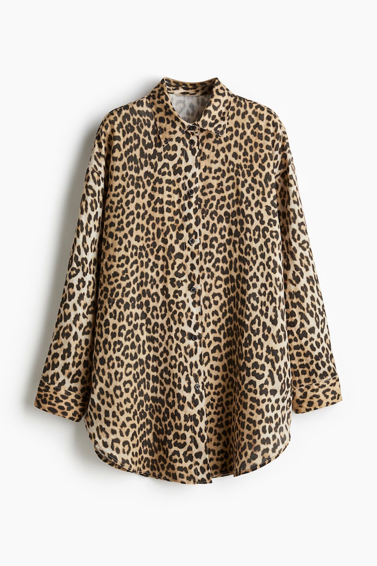 Camicia da mare in lino