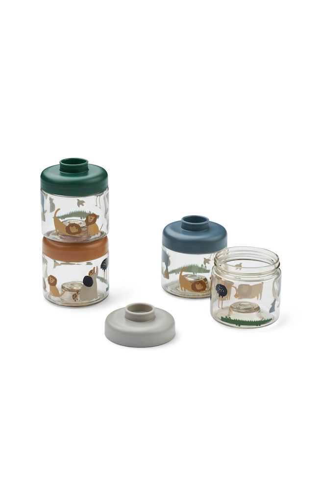 Lot de 4 petits pots Dominique - All Together/sable - 1