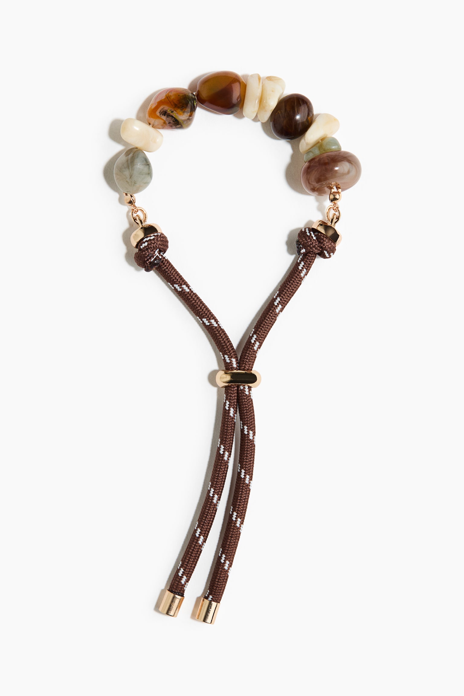 Cord bracelet - Koyu kahverengi - 1