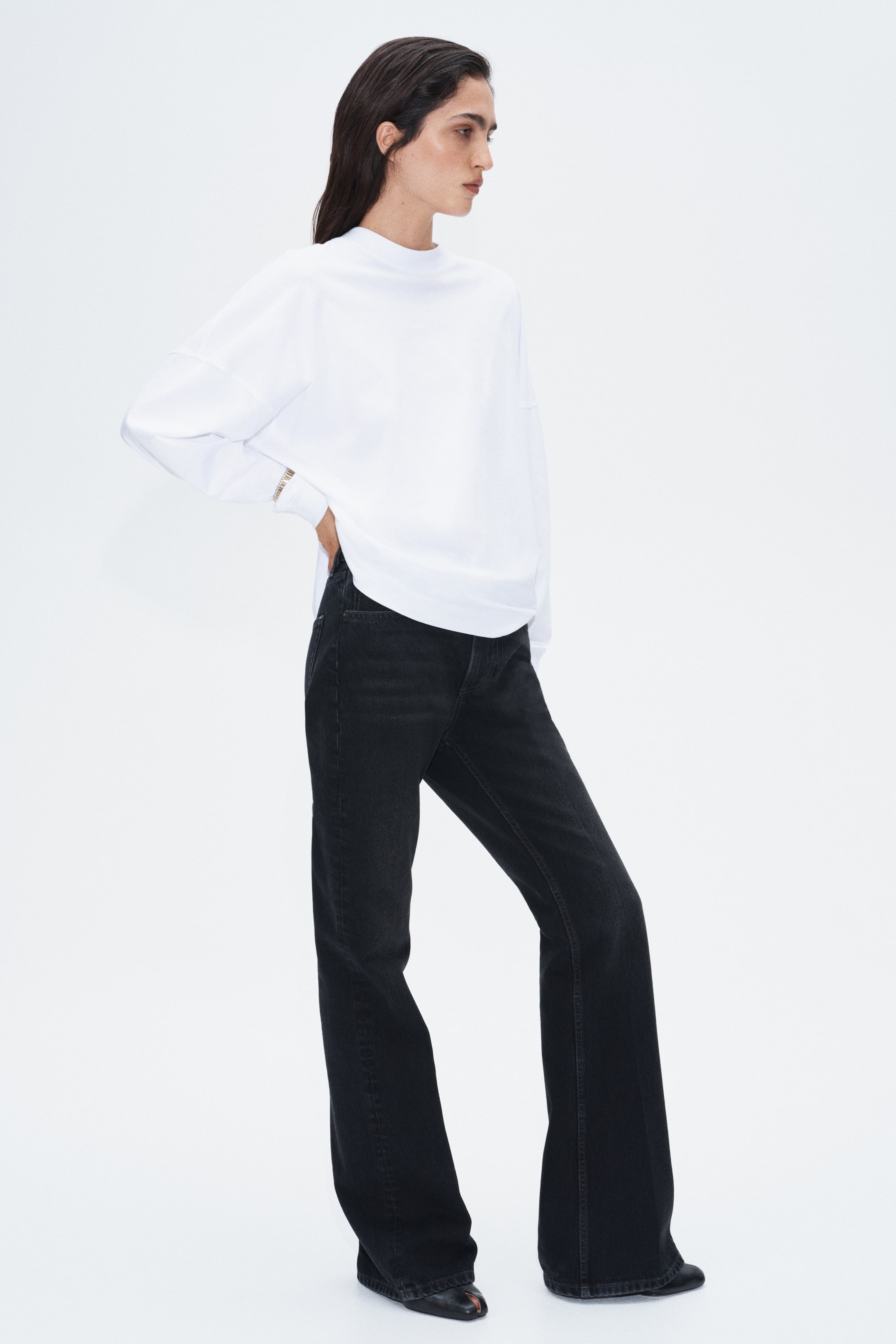 Long-Sleeved Cotton Top