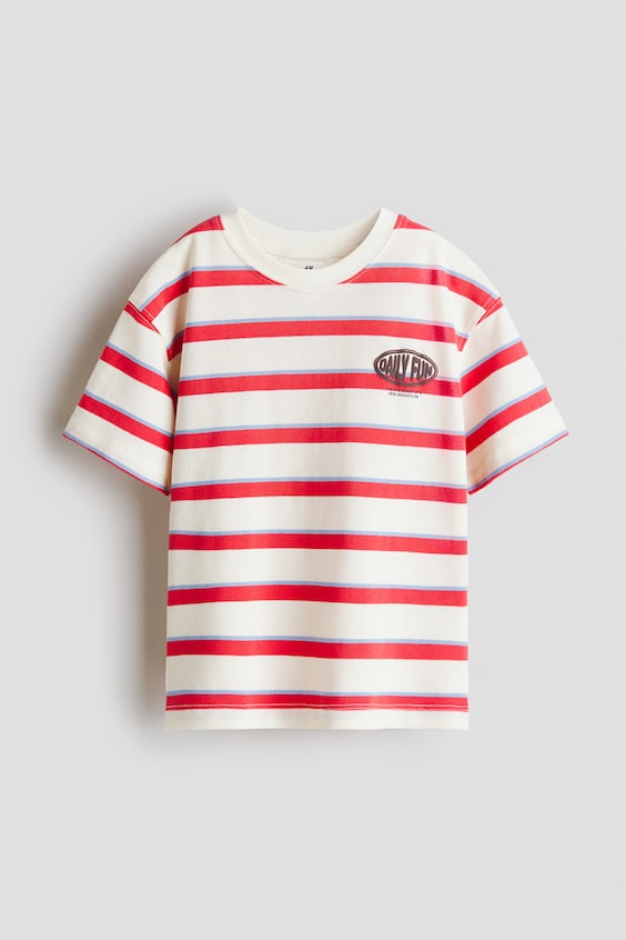 Детские футболки H&M Printed Piqué T-Shirt