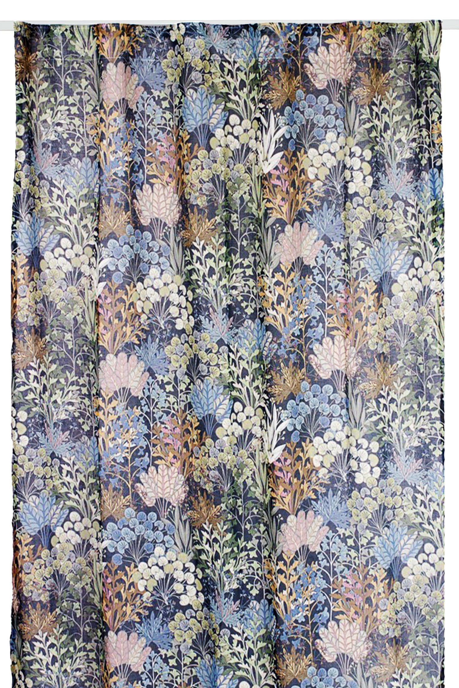 Svanefors - Eden Gardin 2p - Blå - size: 140x280