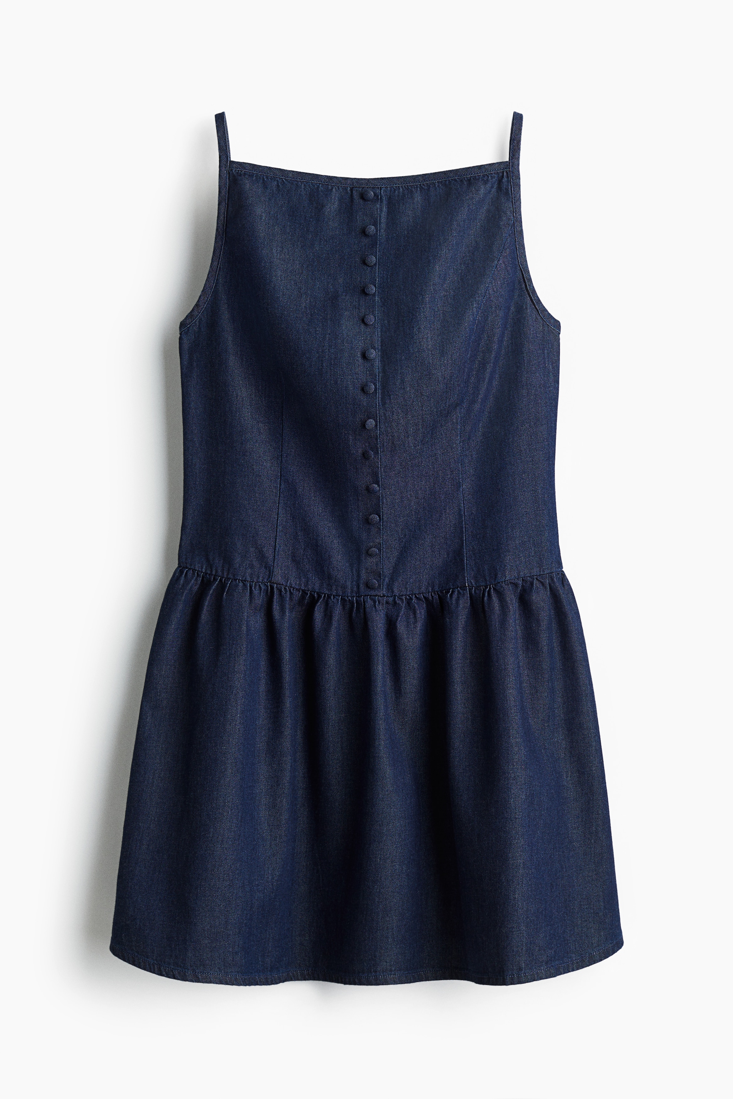 デニムキャミワンピース - ダークデニムブルー