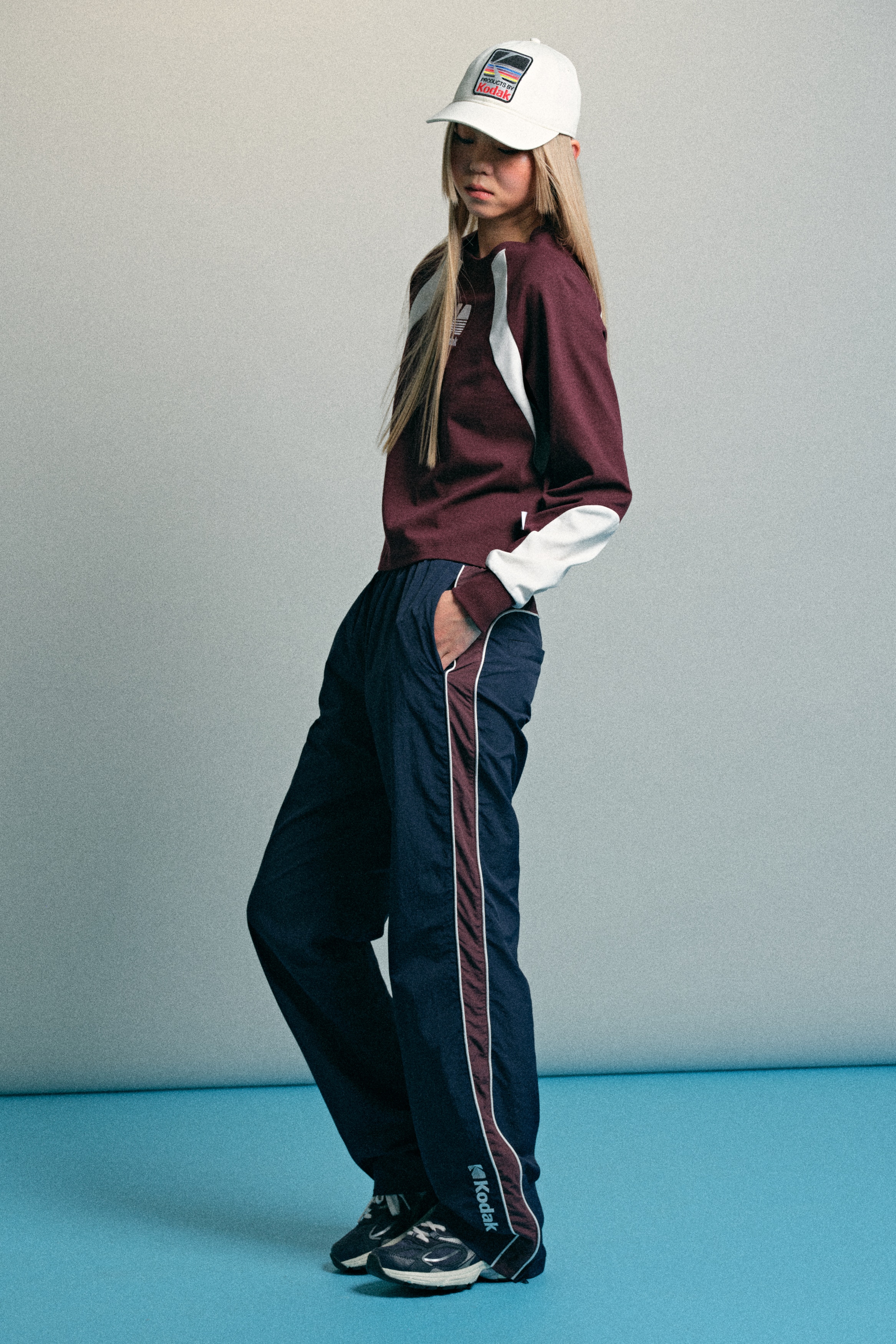 トラックパンツ - ネイビーブルー／Kodak - レディース | H&M JP