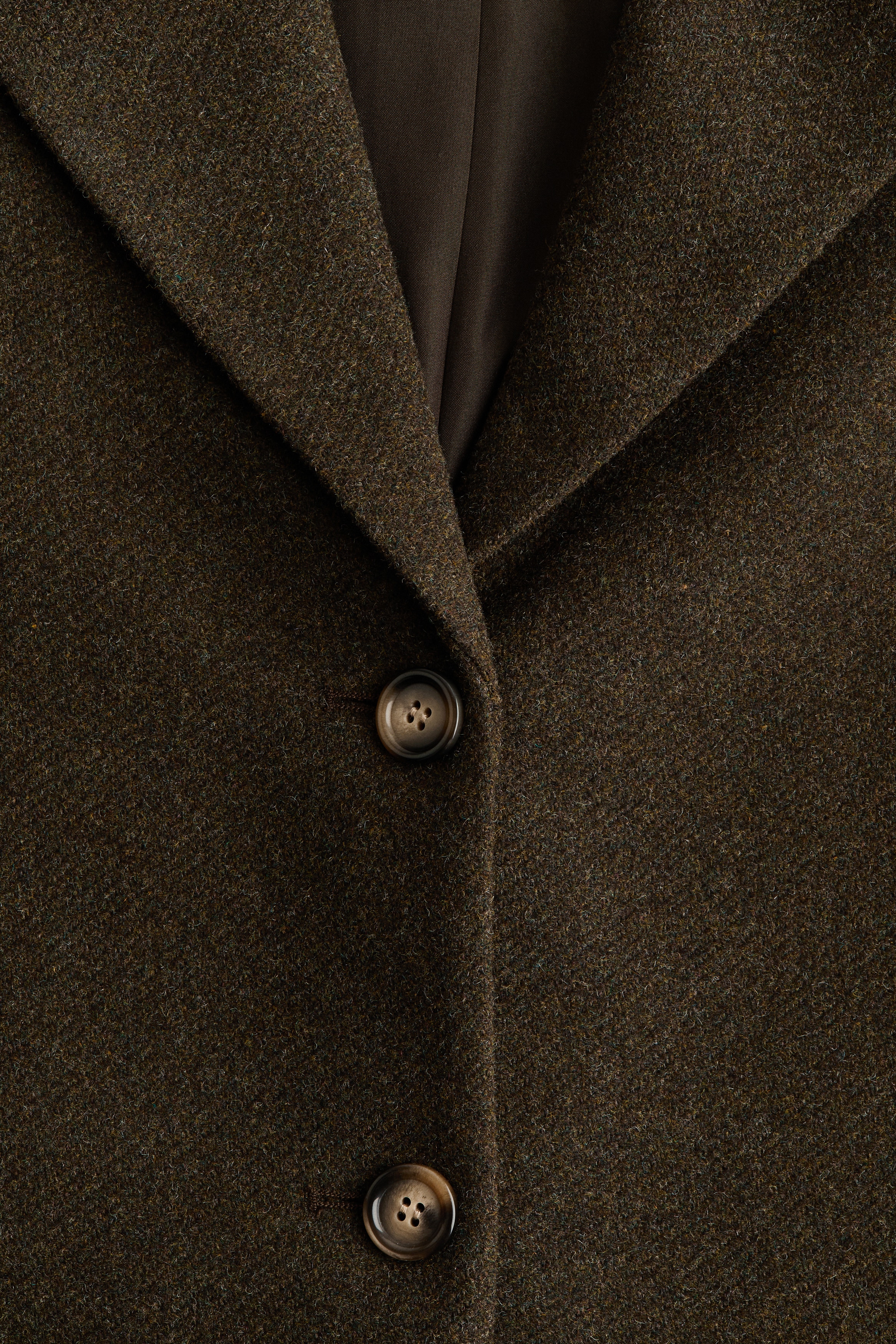 Wool-blend blazer